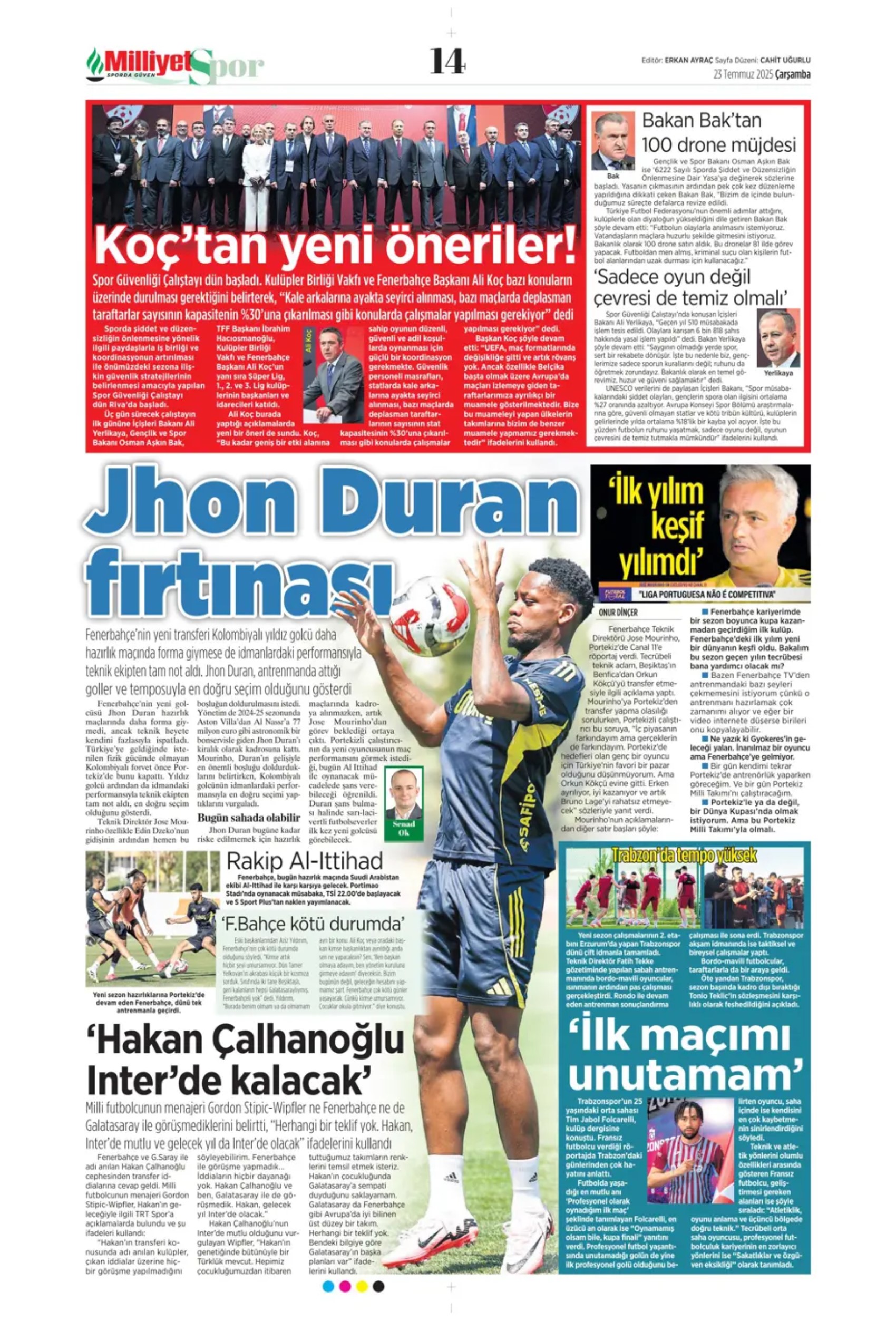 Sporda günün manşetleri: Okan Buruk'un çok istediği 10 numarayı açıkladılar