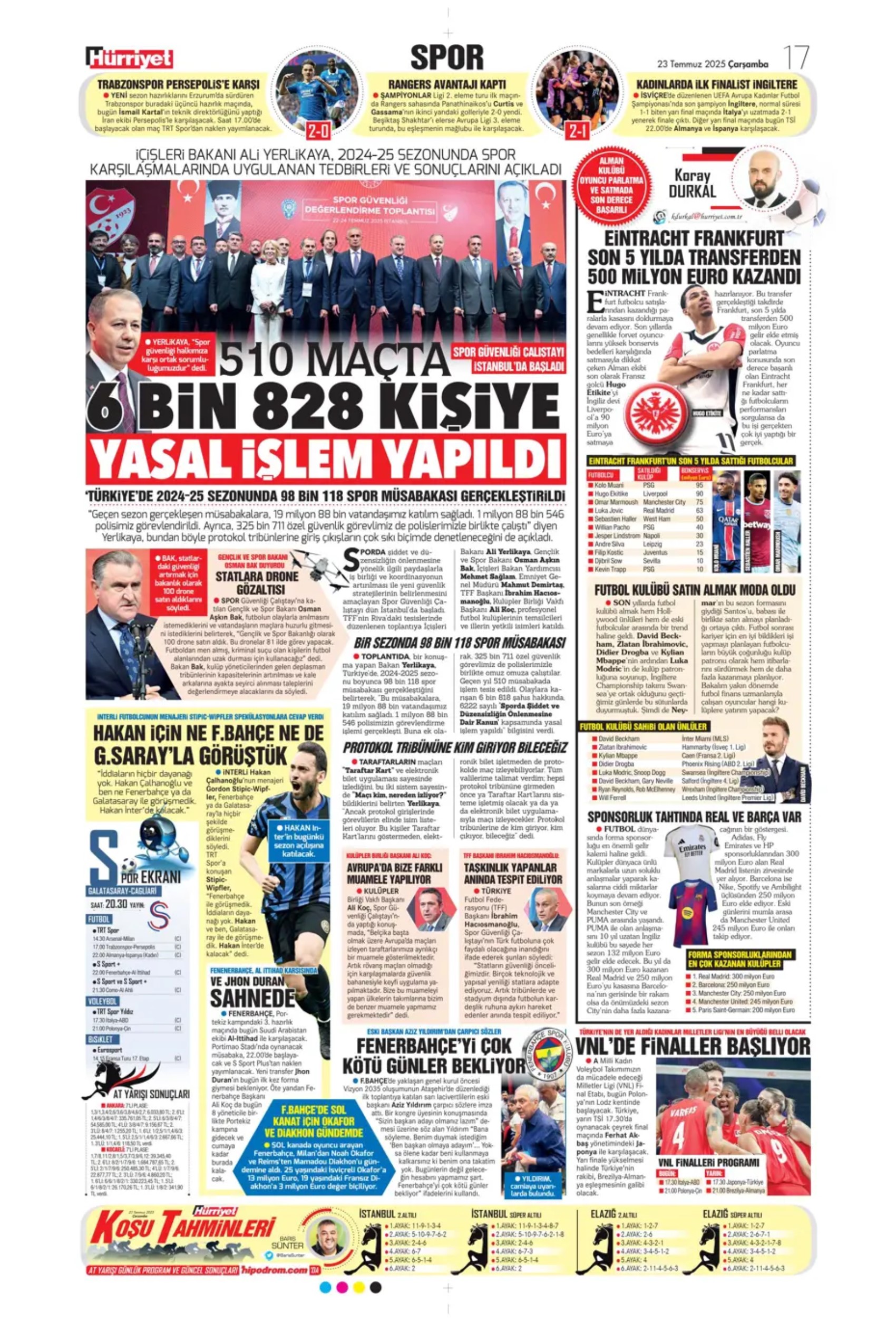 Sporda günün manşetleri: Okan Buruk'un çok istediği 10 numarayı açıkladılar
