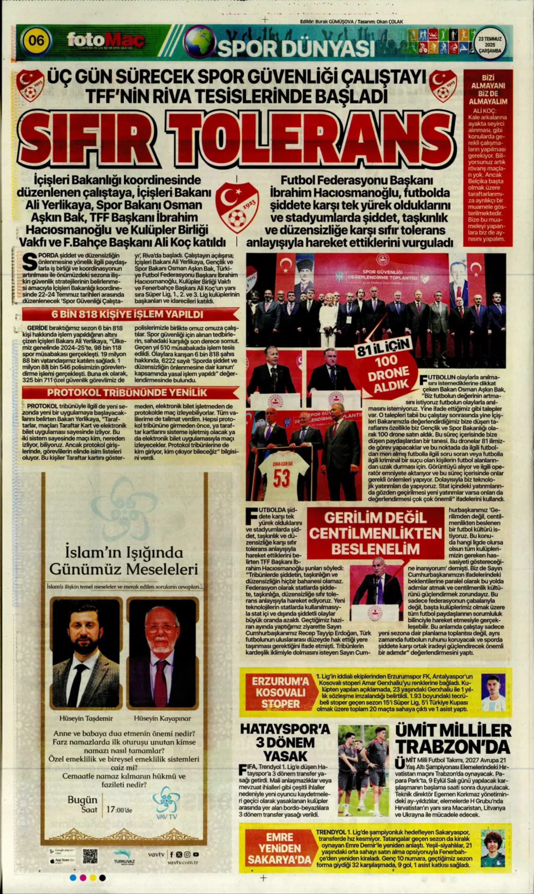 Sporda günün manşetleri: Okan Buruk'un çok istediği 10 numarayı açıkladılar