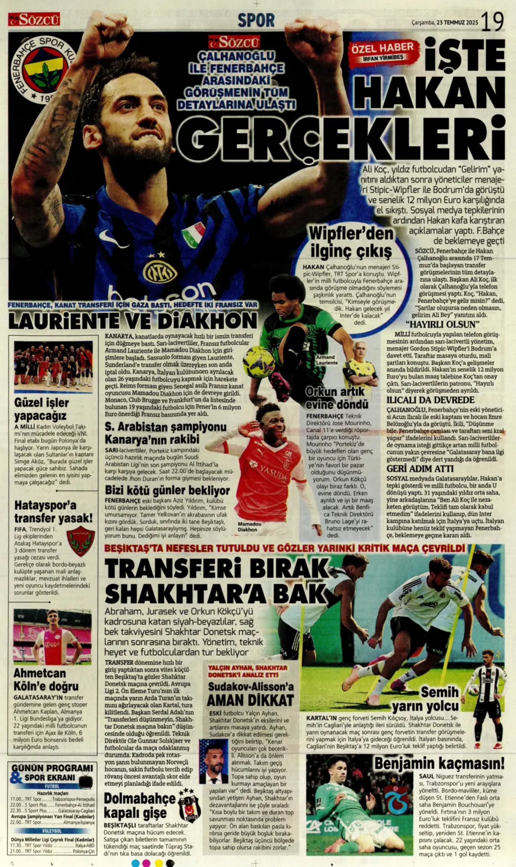Sporda günün manşetleri: Okan Buruk'un çok istediği 10 numarayı açıkladılar