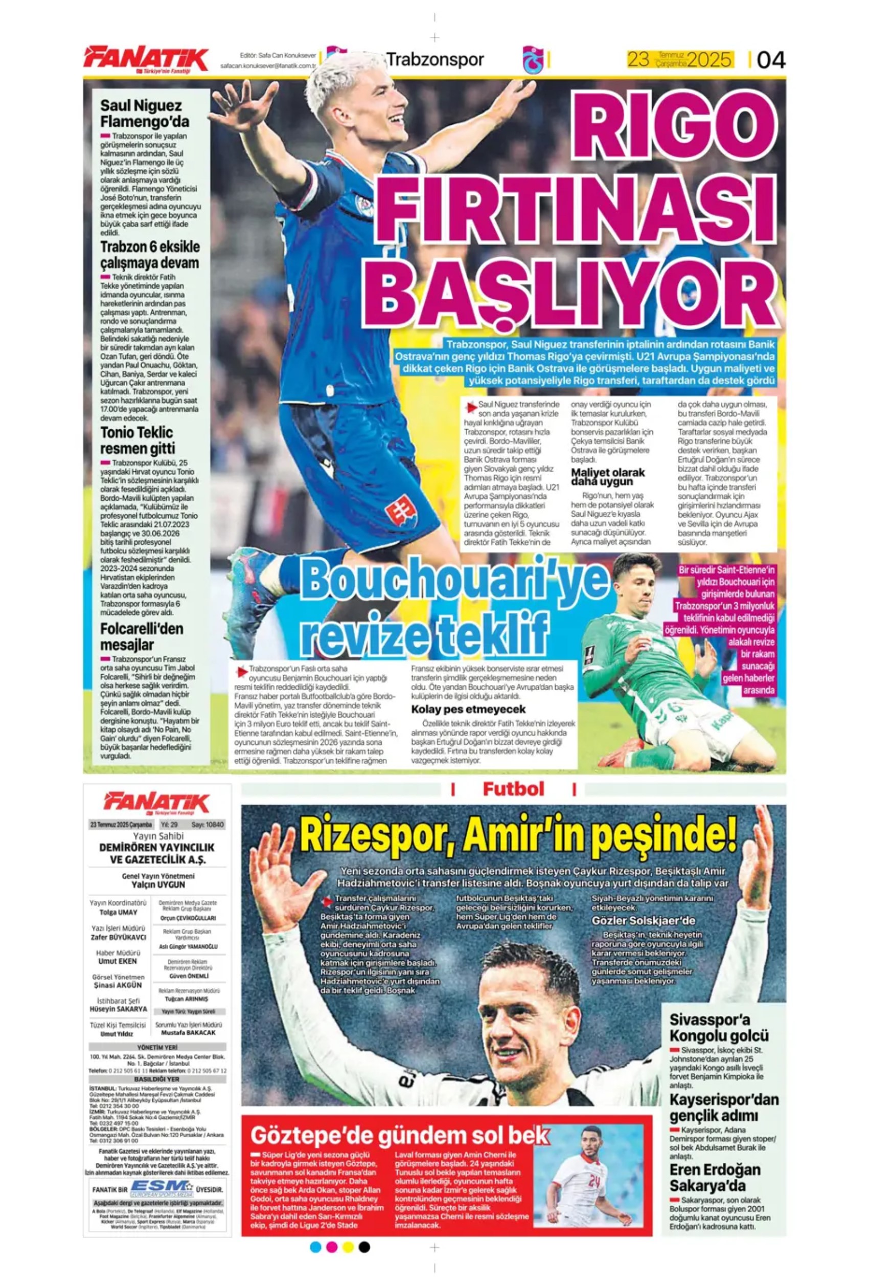 Sporda günün manşetleri: Okan Buruk'un çok istediği 10 numarayı açıkladılar