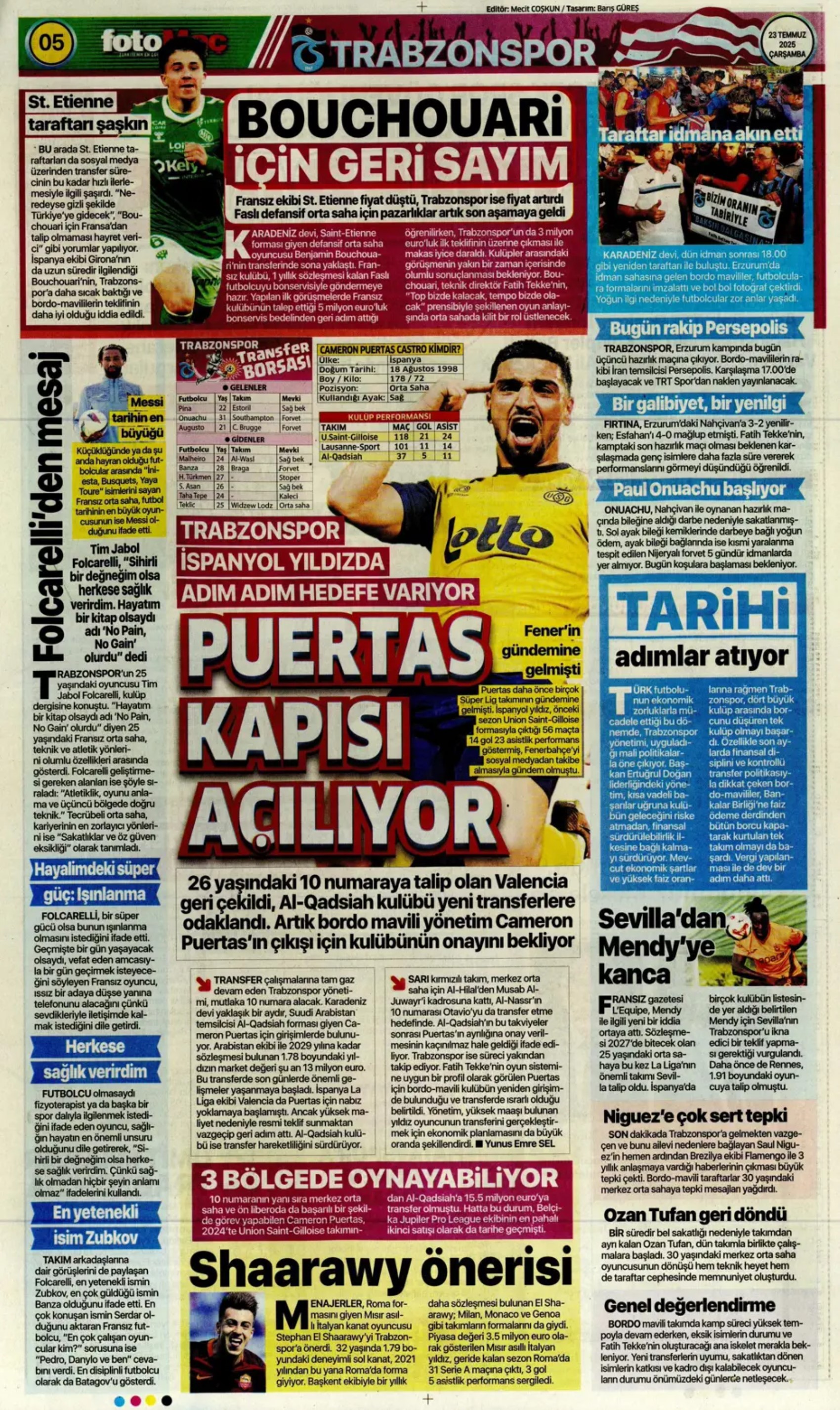 Sporda günün manşetleri: Okan Buruk'un çok istediği 10 numarayı açıkladılar