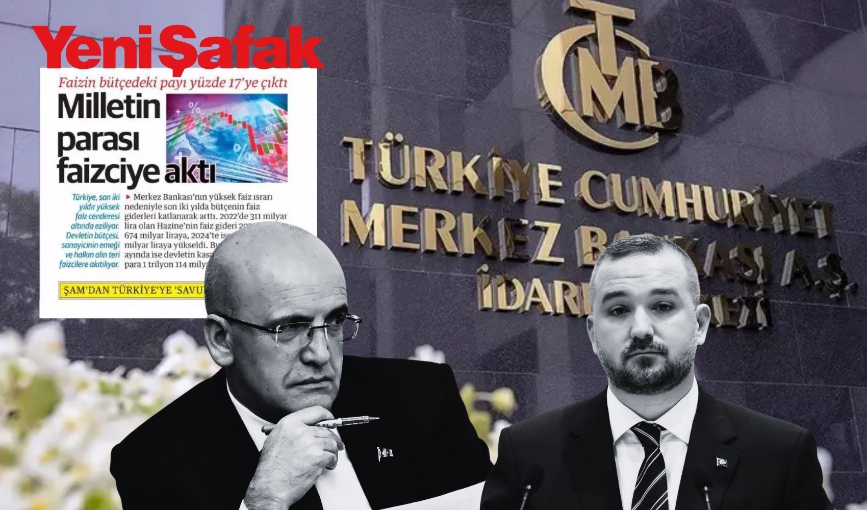Faiz kararı öncesi Yeni Şafak’ın hedefinde Merkez Bankası var! 'Bugün tarafını belli edecek'