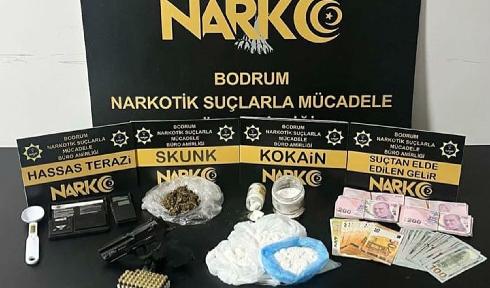 Avrupa'dan Bodrum'a uyuşturucu sevkiyatına darbe