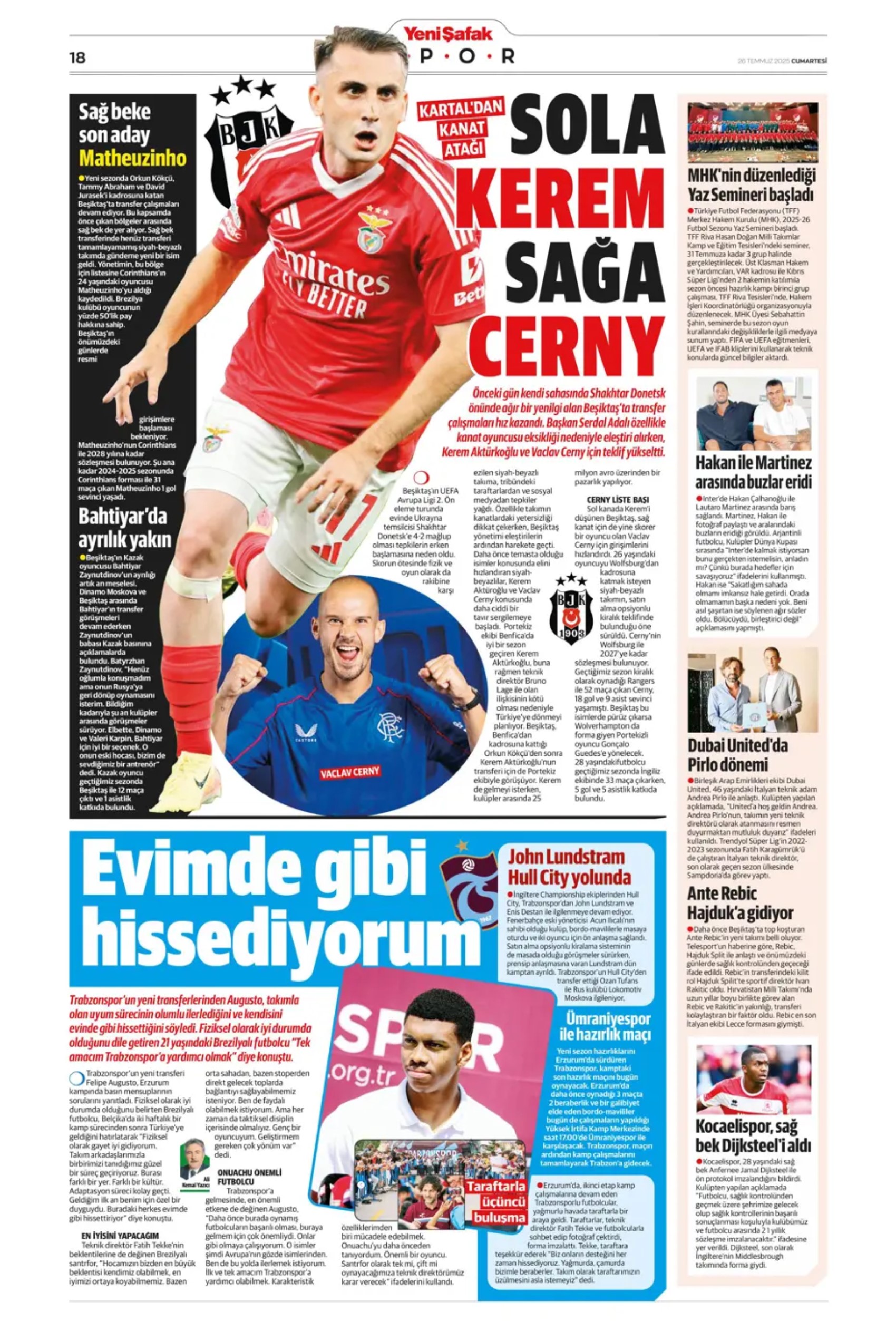 Sporda günün manşetleri... Galatasaray'a Ederson'dan kötü haber! Mertens'in yerine Liverpool'un genç yıldızı geliyor