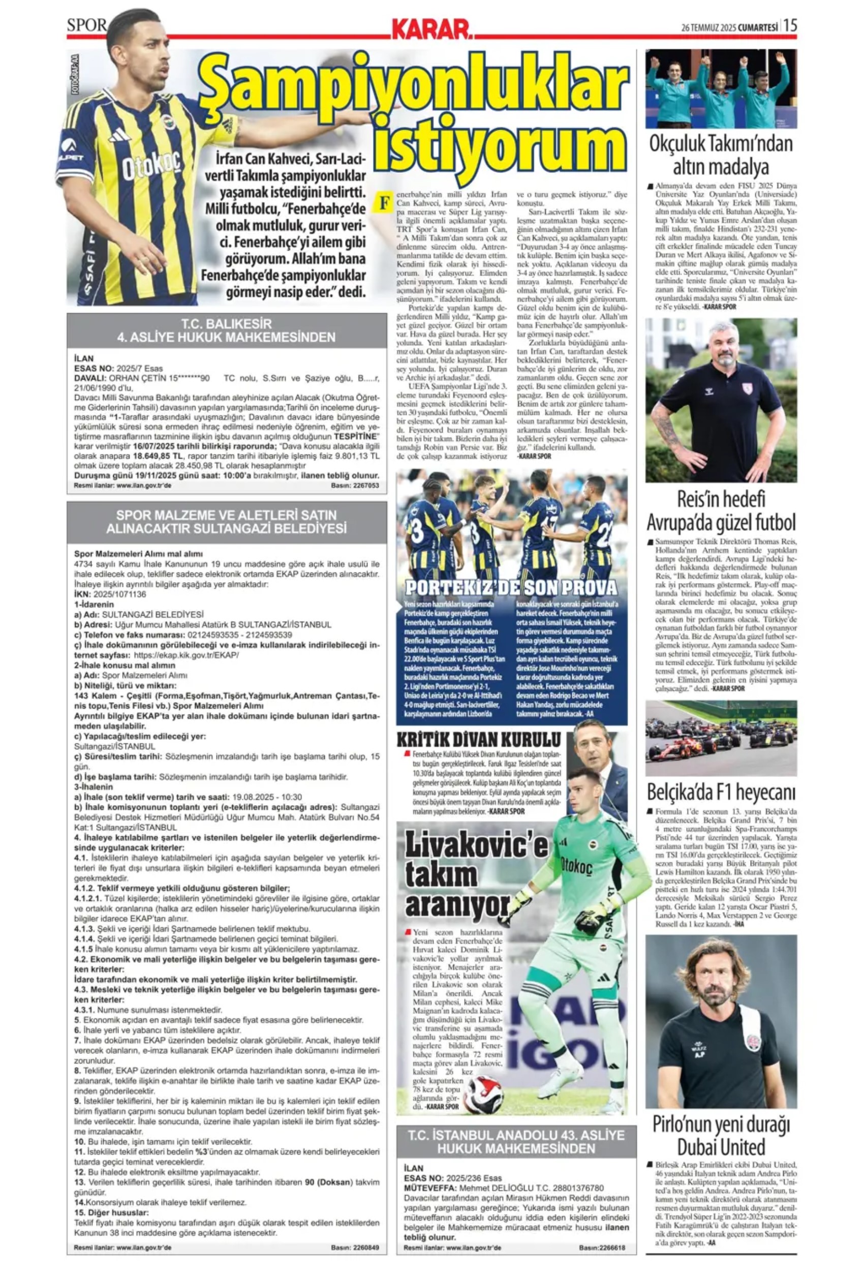 Sporda günün manşetleri... Galatasaray'a Ederson'dan kötü haber! Mertens'in yerine Liverpool'un genç yıldızı geliyor