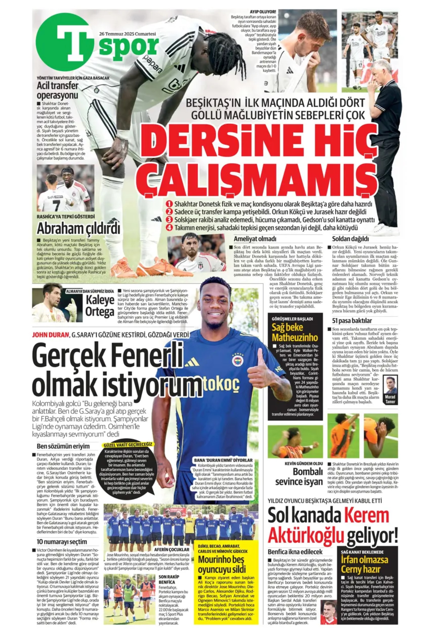Sporda günün manşetleri... Galatasaray'a Ederson'dan kötü haber! Mertens'in yerine Liverpool'un genç yıldızı geliyor