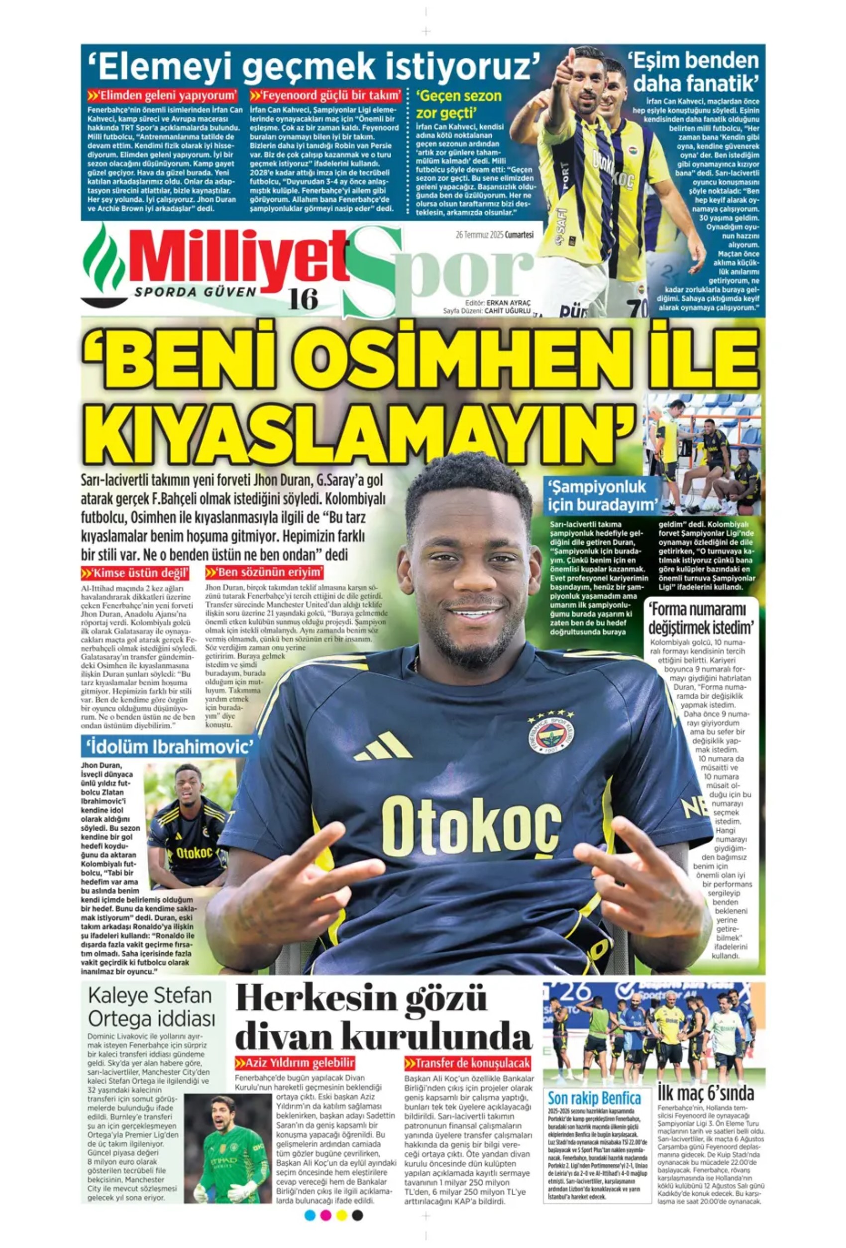 Sporda günün manşetleri... Galatasaray'a Ederson'dan kötü haber! Mertens'in yerine Liverpool'un genç yıldızı geliyor