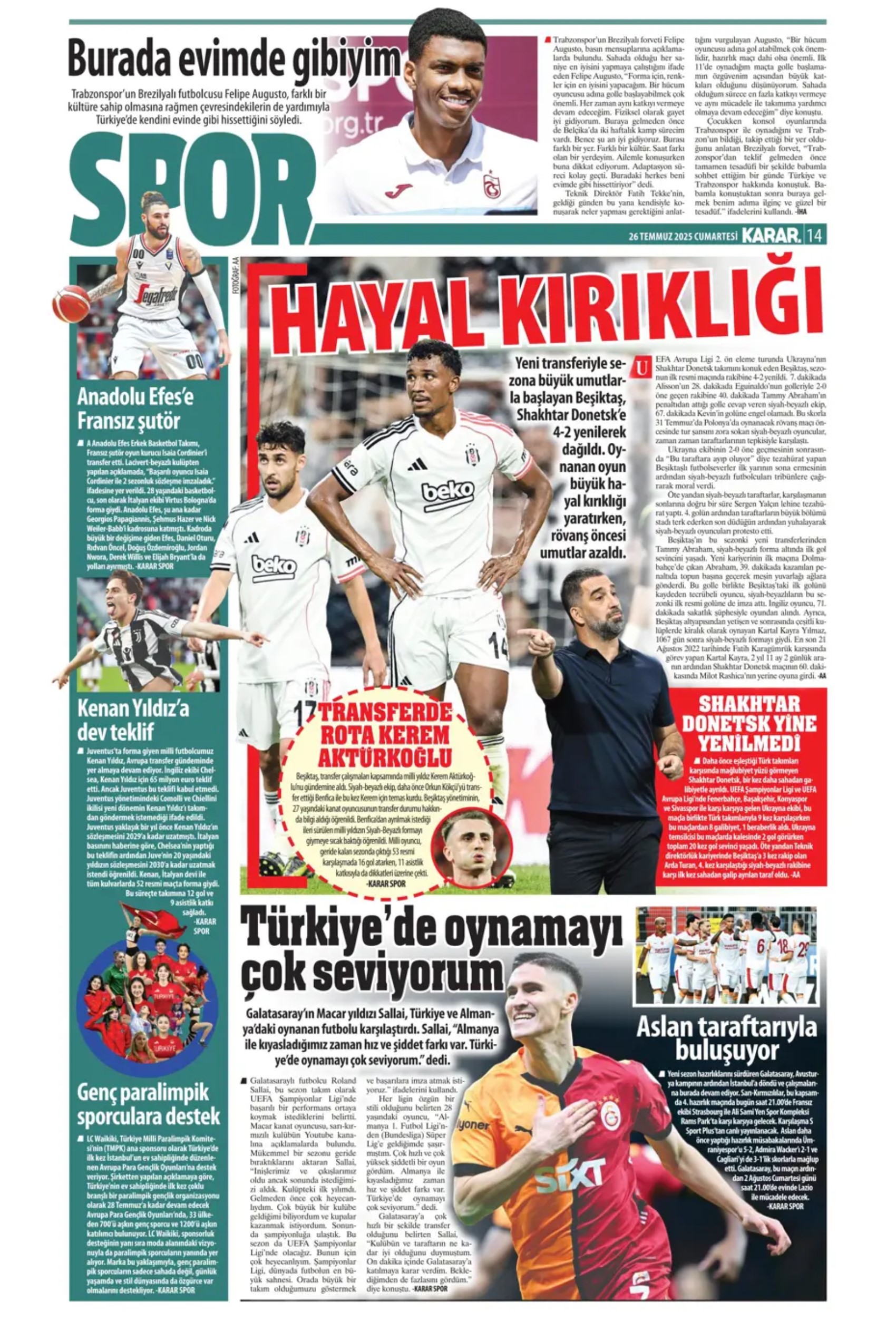 Sporda günün manşetleri... Galatasaray'a Ederson'dan kötü haber! Mertens'in yerine Liverpool'un genç yıldızı geliyor