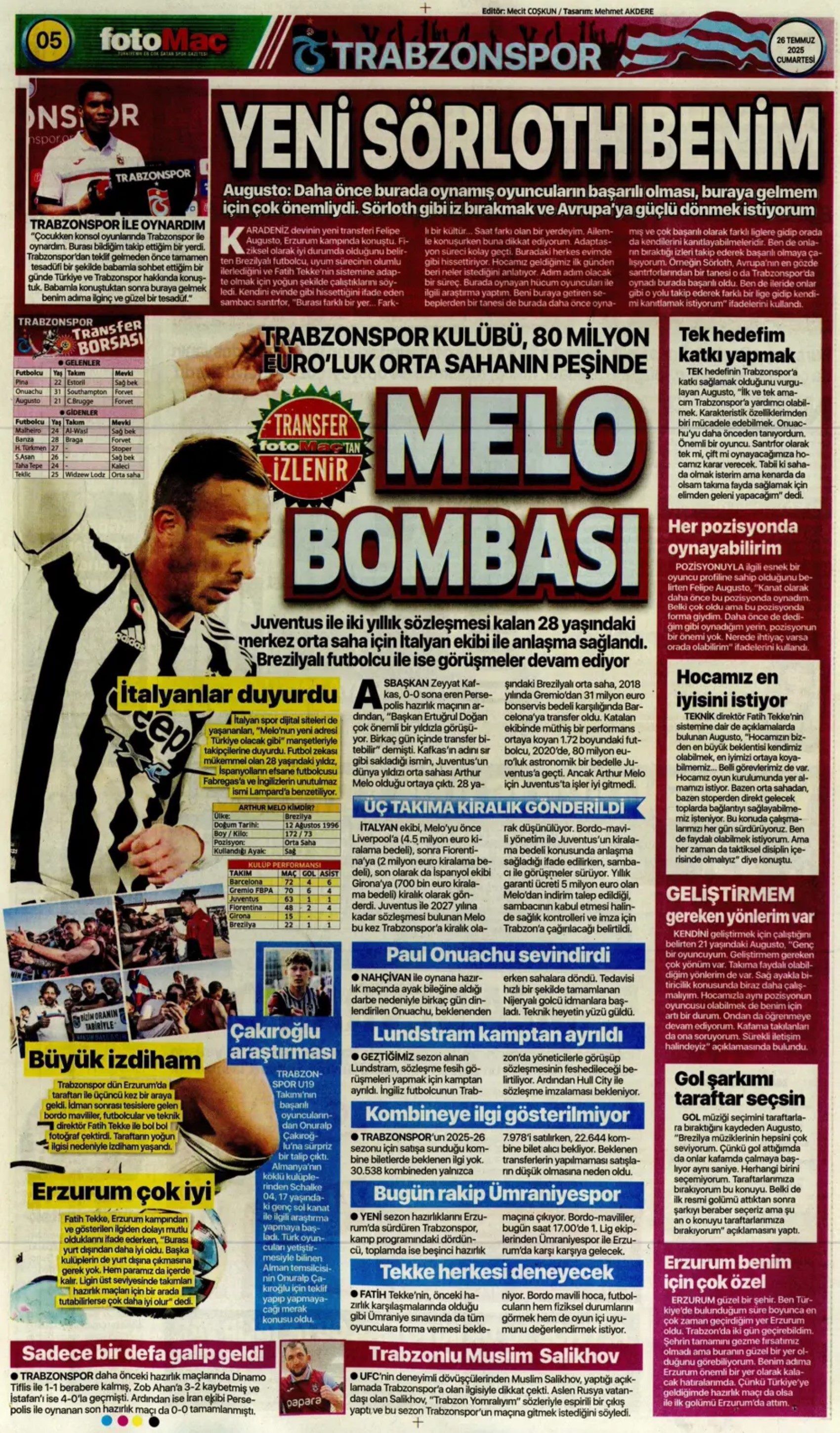 Sporda günün manşetleri... Galatasaray'a Ederson'dan kötü haber! Mertens'in yerine Liverpool'un genç yıldızı geliyor