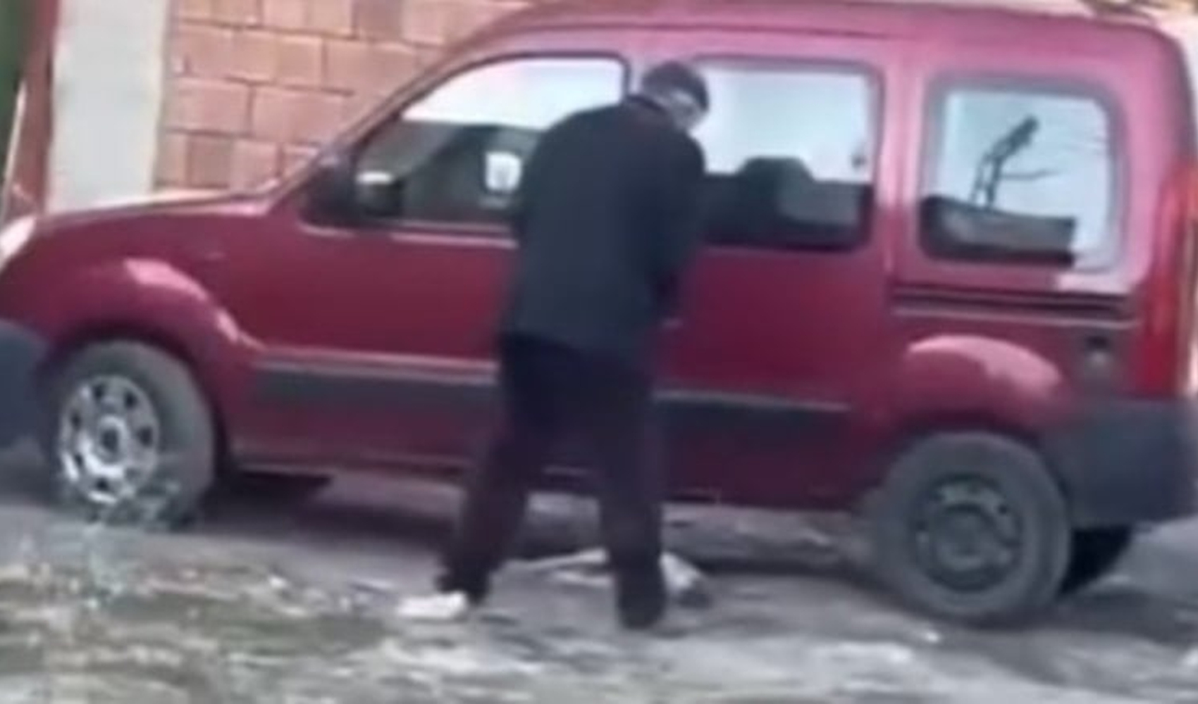 Sivas'ta yavru köpeğe işkence: Tepki çeken görüntüler