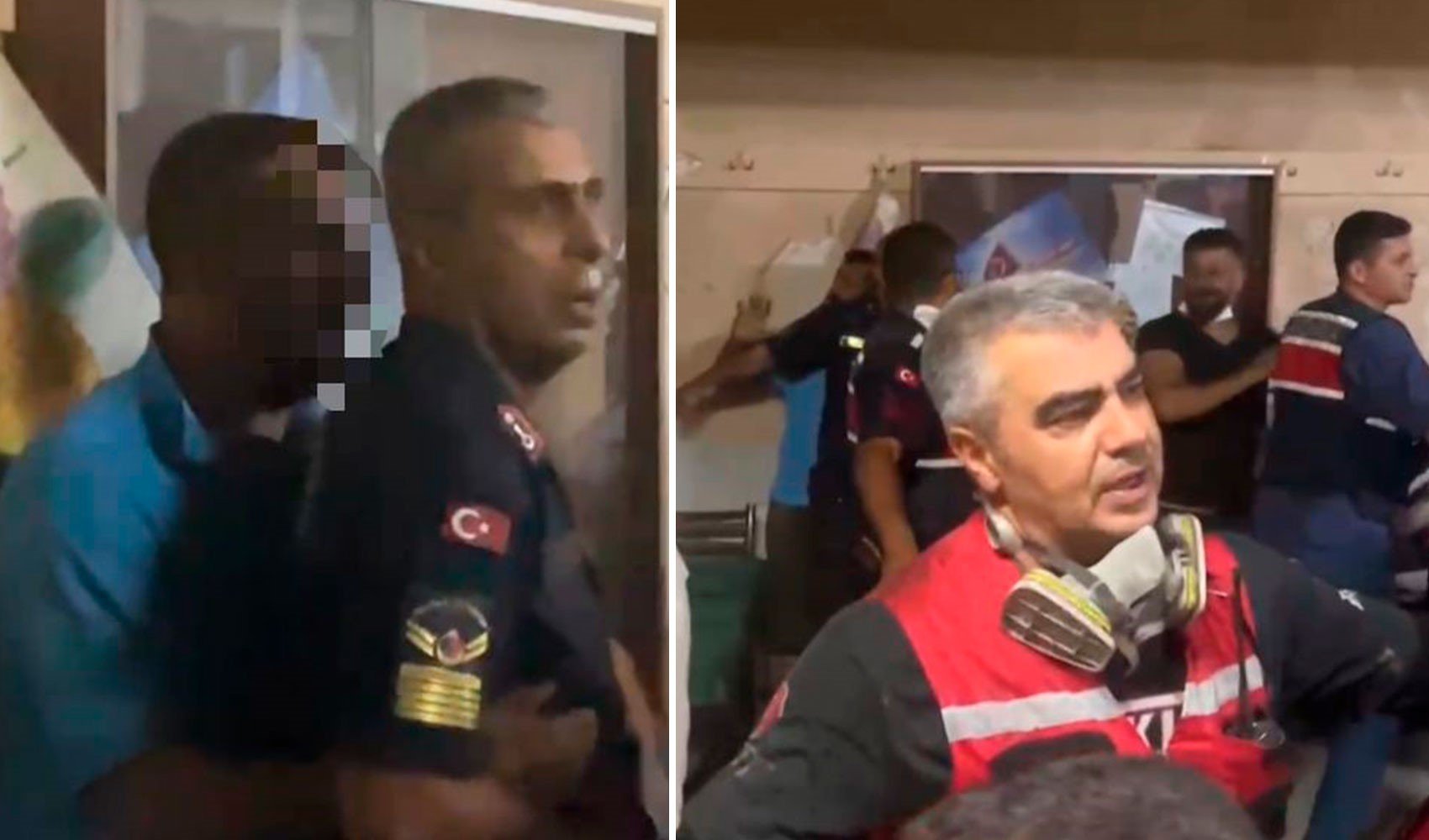 Bursa'da yangın bölgesinde hırsızlık iddiası ortalığı ayağa kaldırdı! Darp edilen şahsı jandarma kurtardı