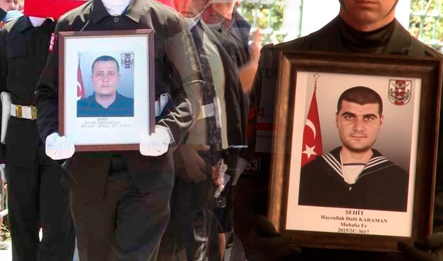 İskenderun'da şehit olan iki asker son yolculuklarına uğurlandı