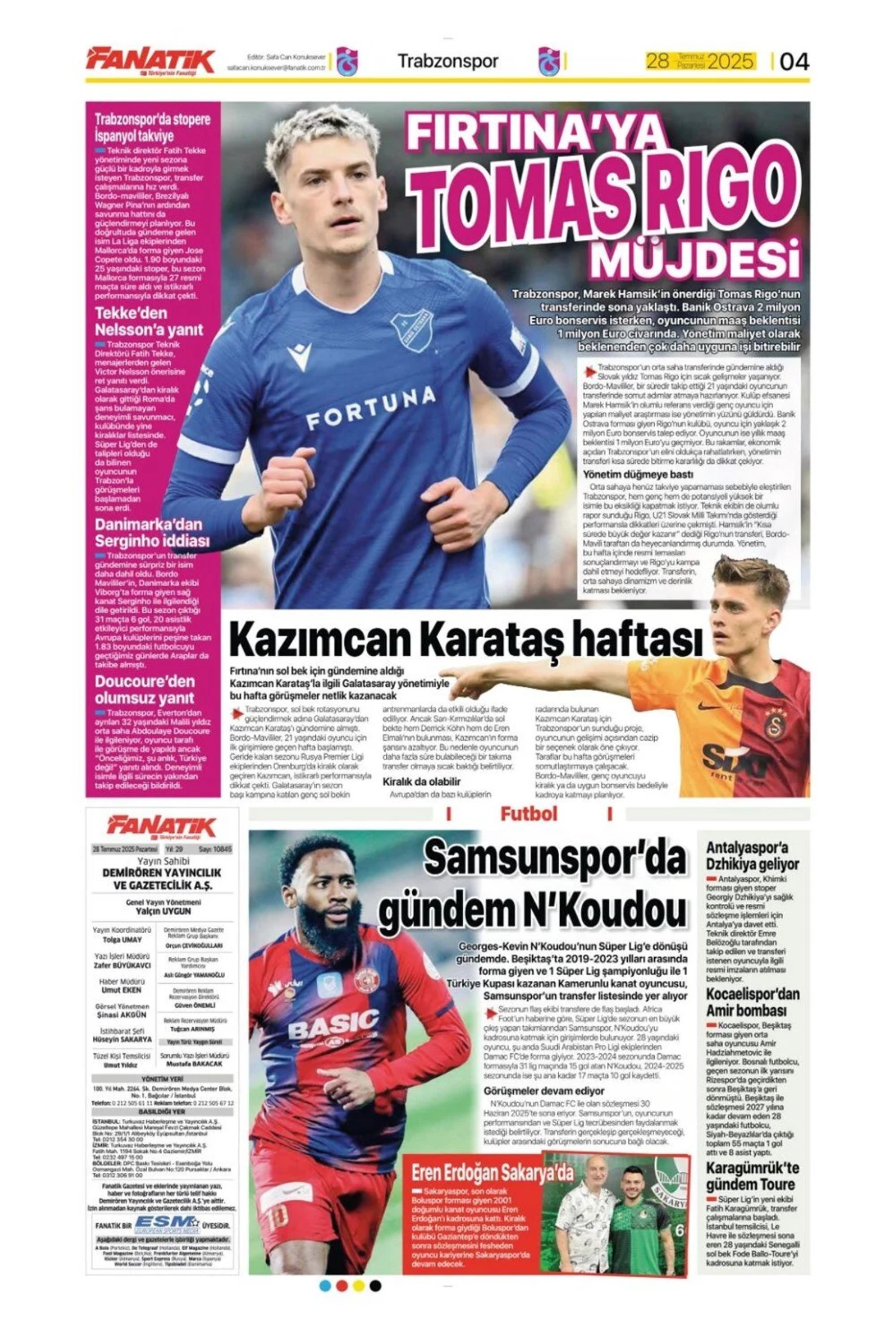 Sporda günün manşetleri... Fenerbahçe'de kanat transferinde hareketli saatler yaşanıyor: İşte gündemdeki o isim!