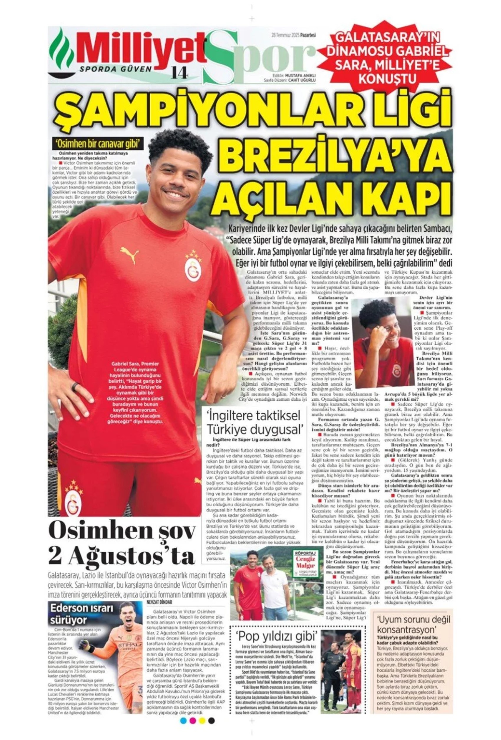 Sporda günün manşetleri... Fenerbahçe'de kanat transferinde hareketli saatler yaşanıyor: İşte gündemdeki o isim!