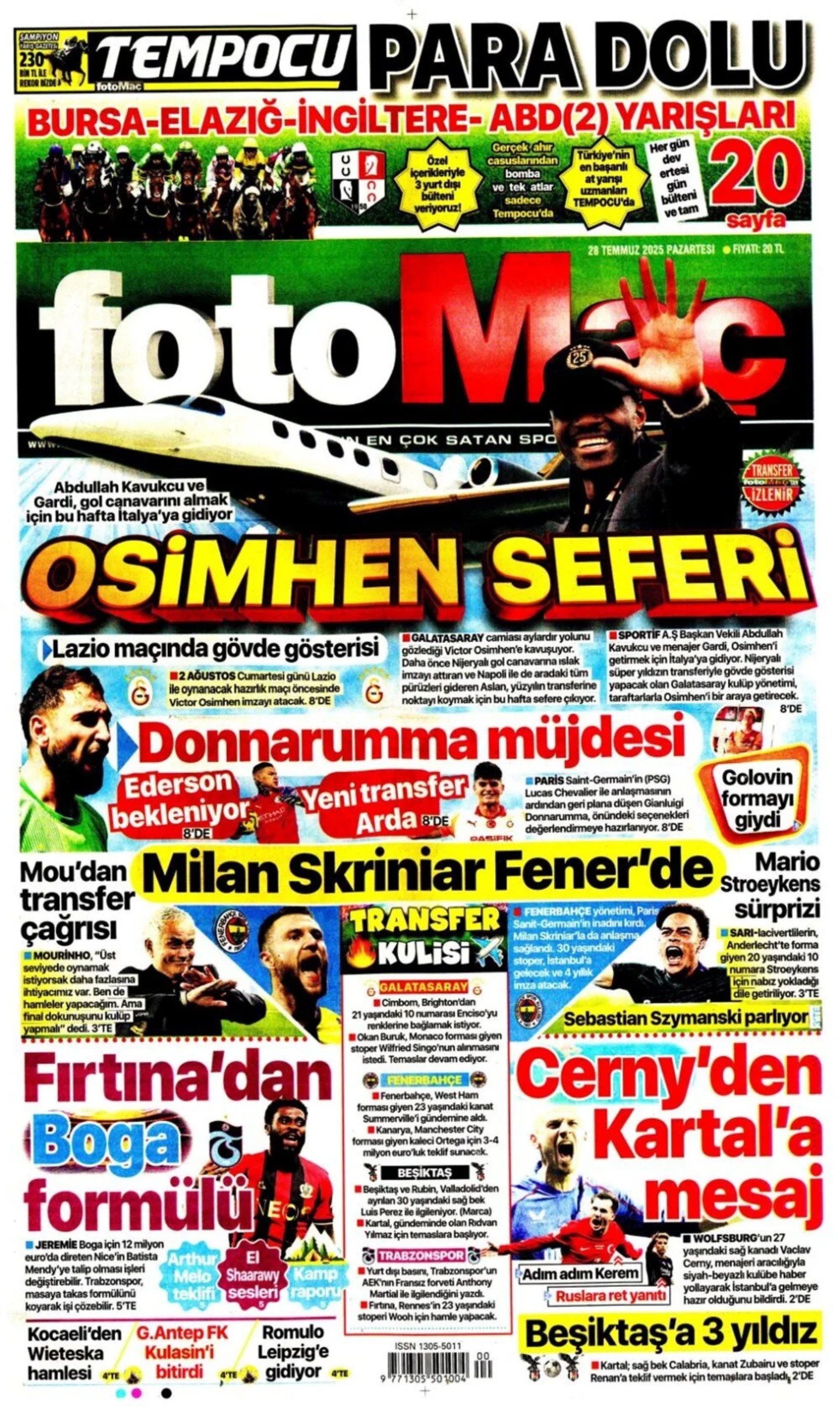 Sporda günün manşetleri... Fenerbahçe'de kanat transferinde hareketli saatler yaşanıyor: İşte gündemdeki o isim!