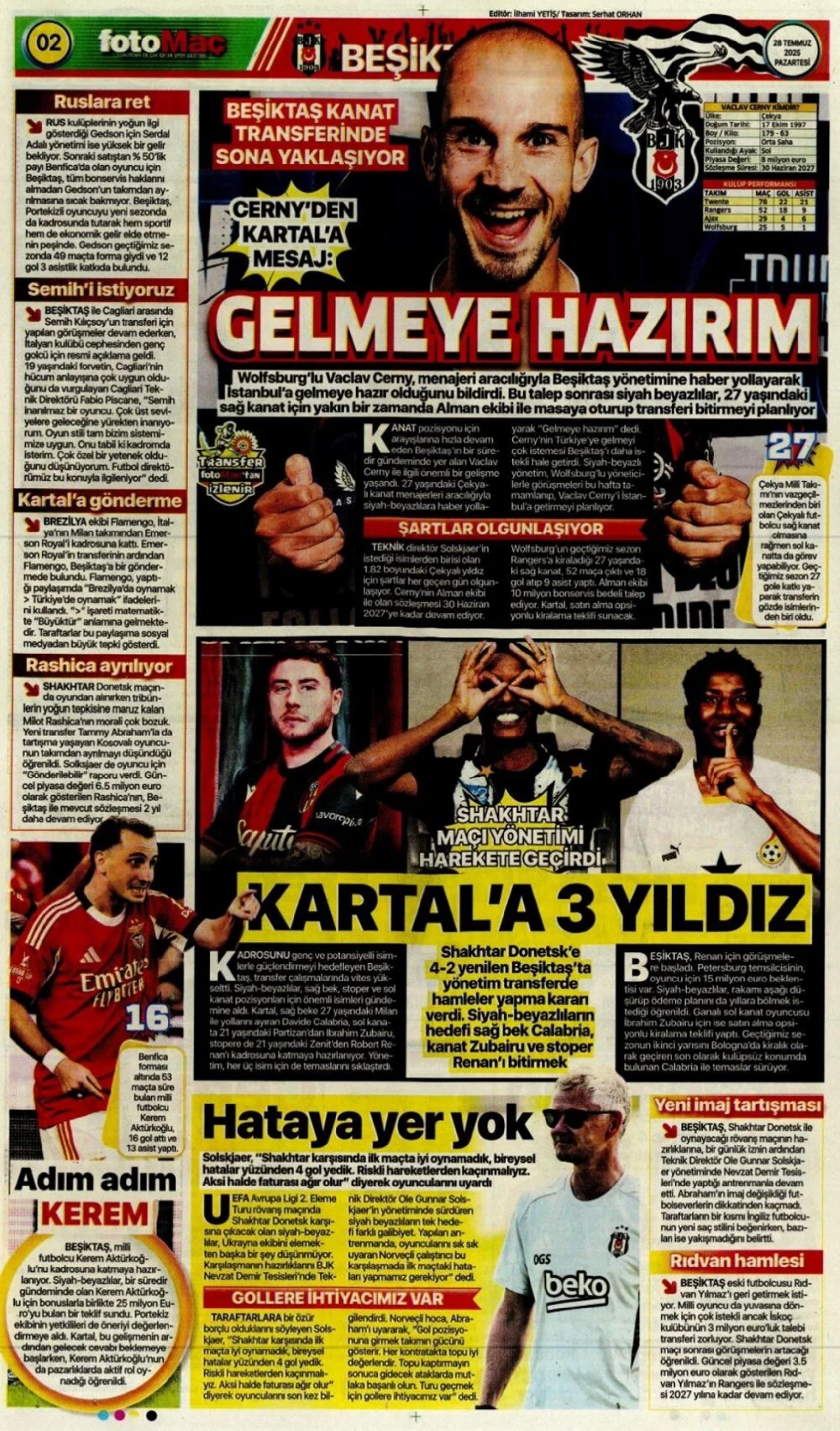 Sporda günün manşetleri... Fenerbahçe'de kanat transferinde hareketli saatler yaşanıyor: İşte gündemdeki o isim!