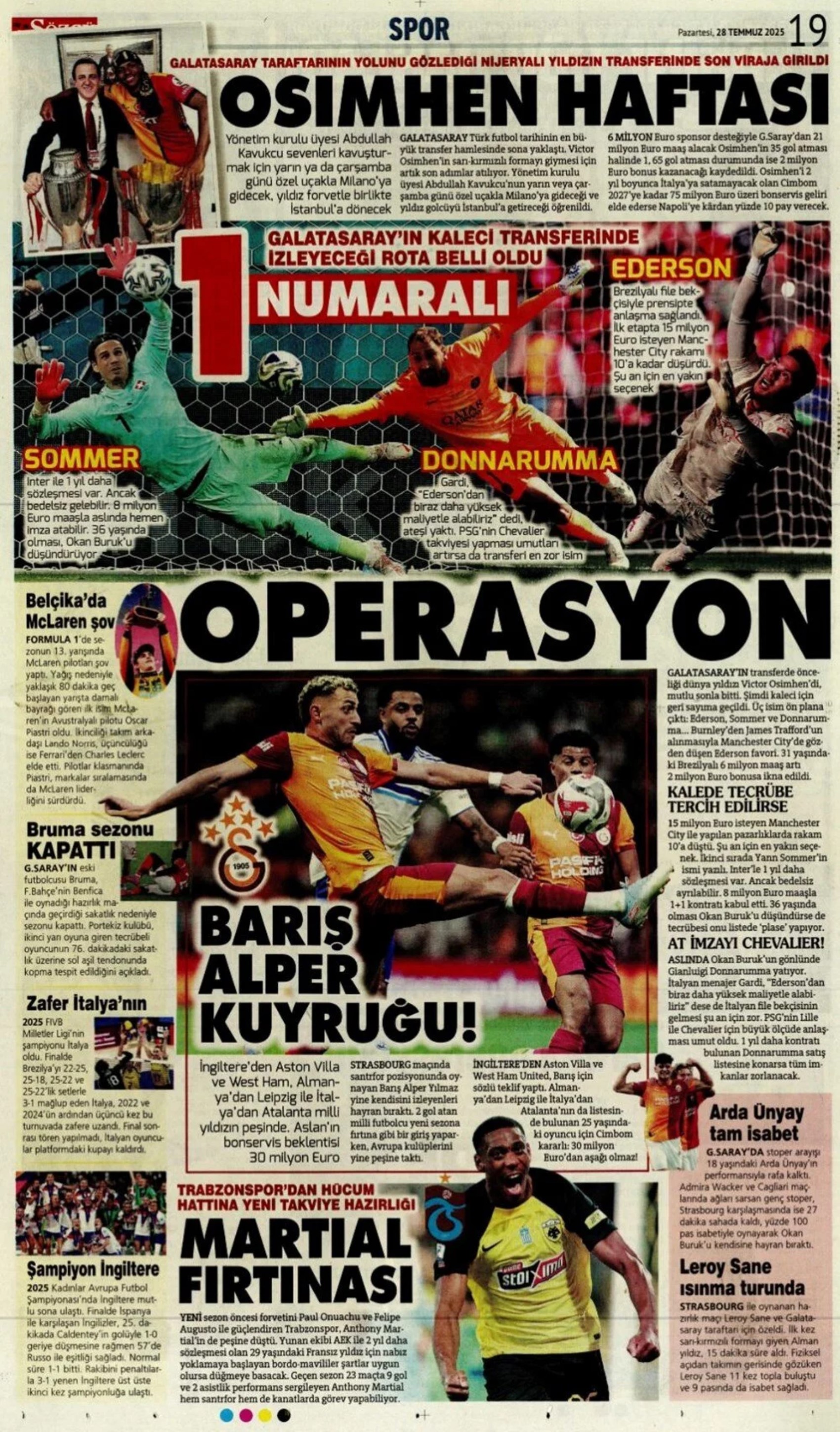 Sporda günün manşetleri... Fenerbahçe'de kanat transferinde hareketli saatler yaşanıyor: İşte gündemdeki o isim!