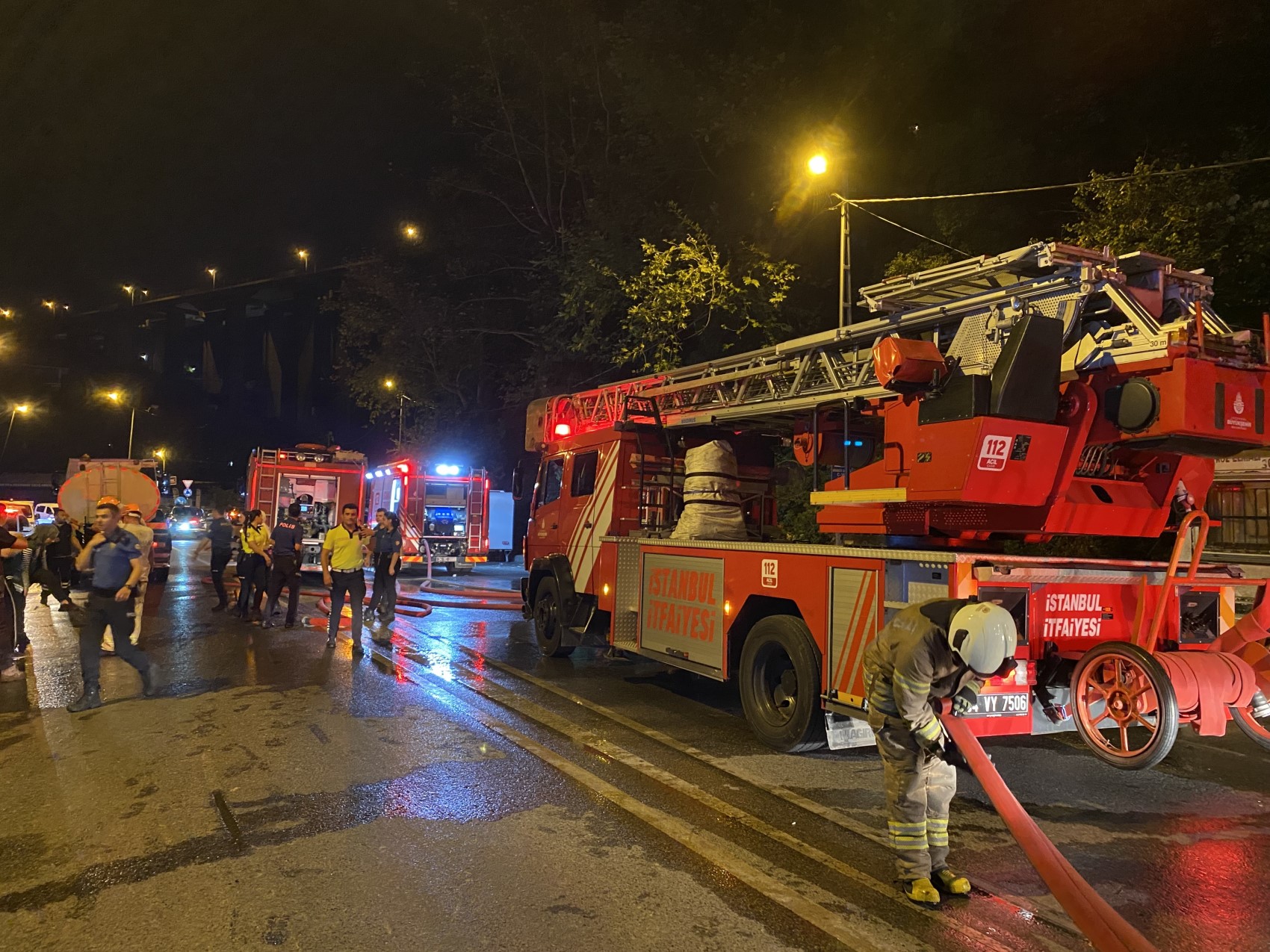 Beykoz’daki yangını çıkardığı iddia edilen kişinin ifadesi: 'Eğlenmek için fişek attım'