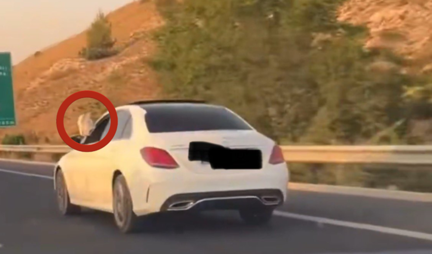 Çakarlı araçta skandal: Camdan ayaklarını sarkan sürücü başsavcı çıktı