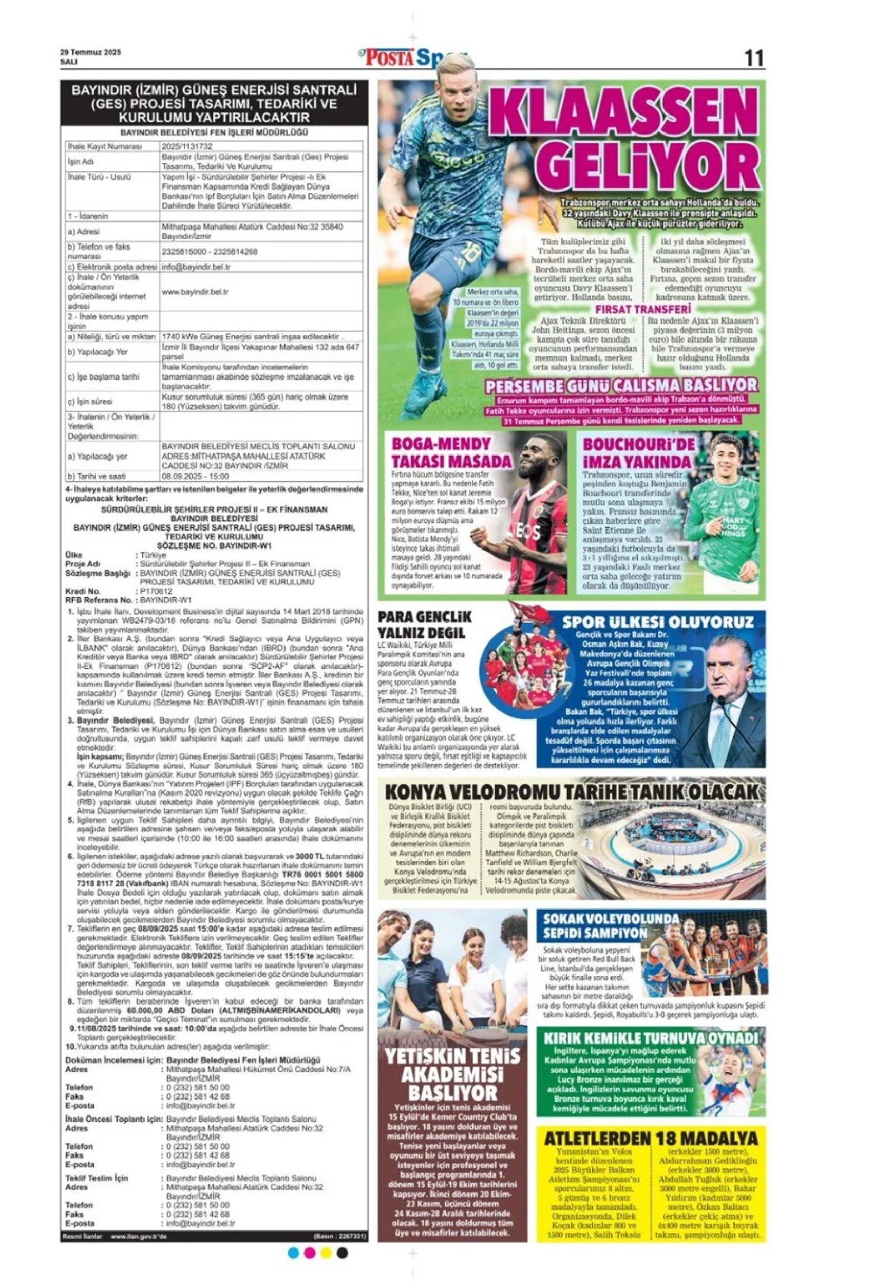 Sporda günün manşetleri... Galatasaray Donnarumma transferinde atağa kalktı: Fenerbahçe'de Douglas Luis mesaisi