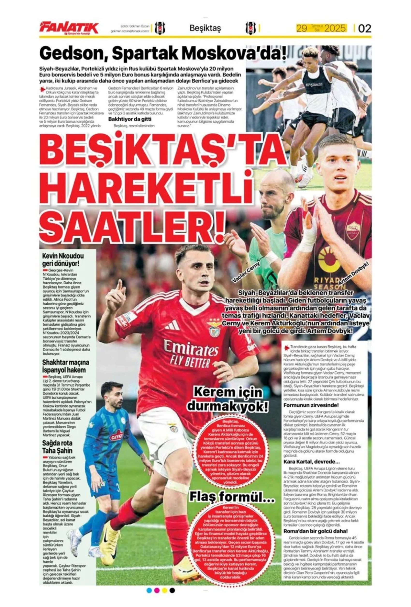 Sporda günün manşetleri... Galatasaray Donnarumma transferinde atağa kalktı: Fenerbahçe'de Douglas Luis mesaisi