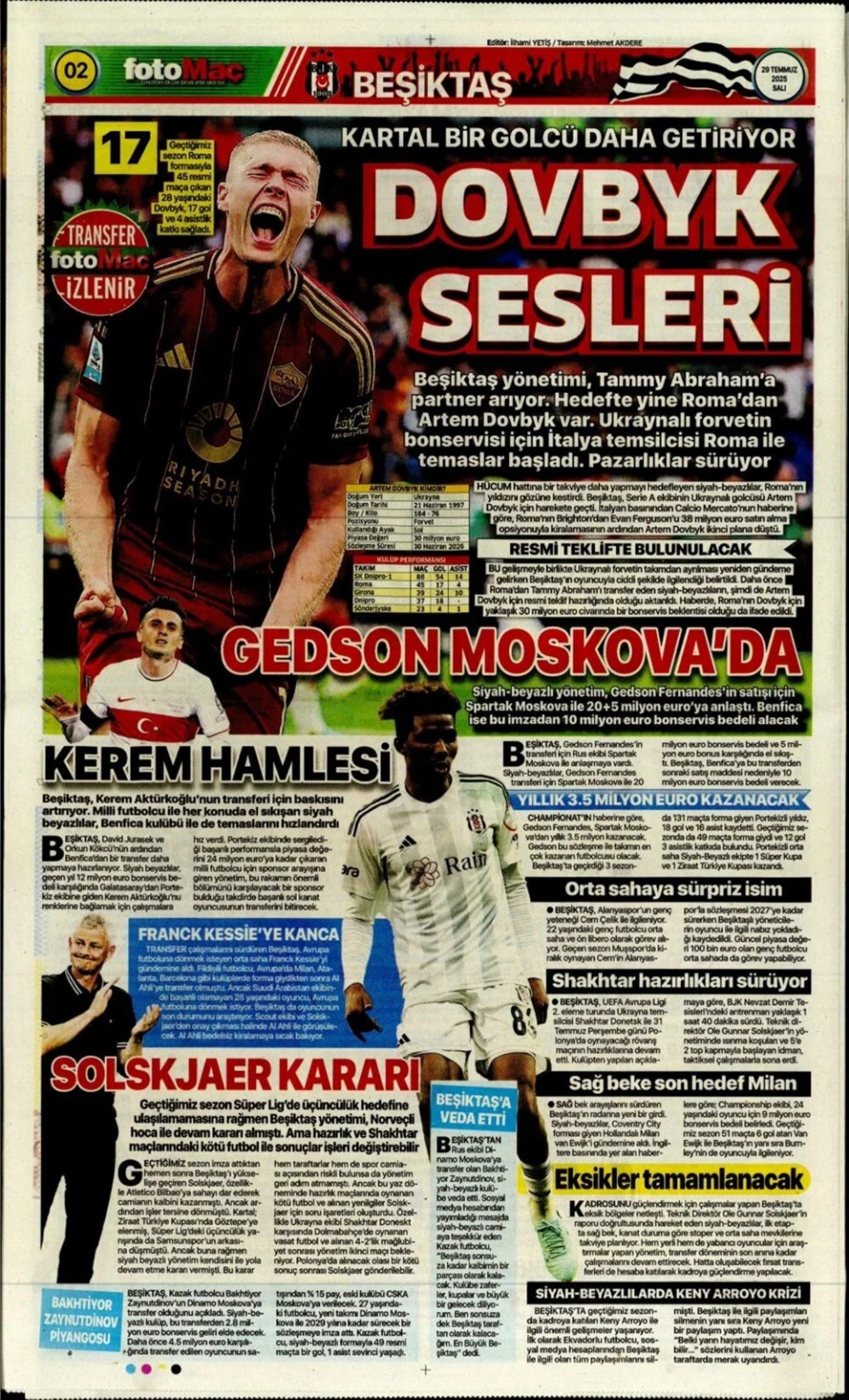 Sporda günün manşetleri... Galatasaray Donnarumma transferinde atağa kalktı: Fenerbahçe'de Douglas Luis mesaisi