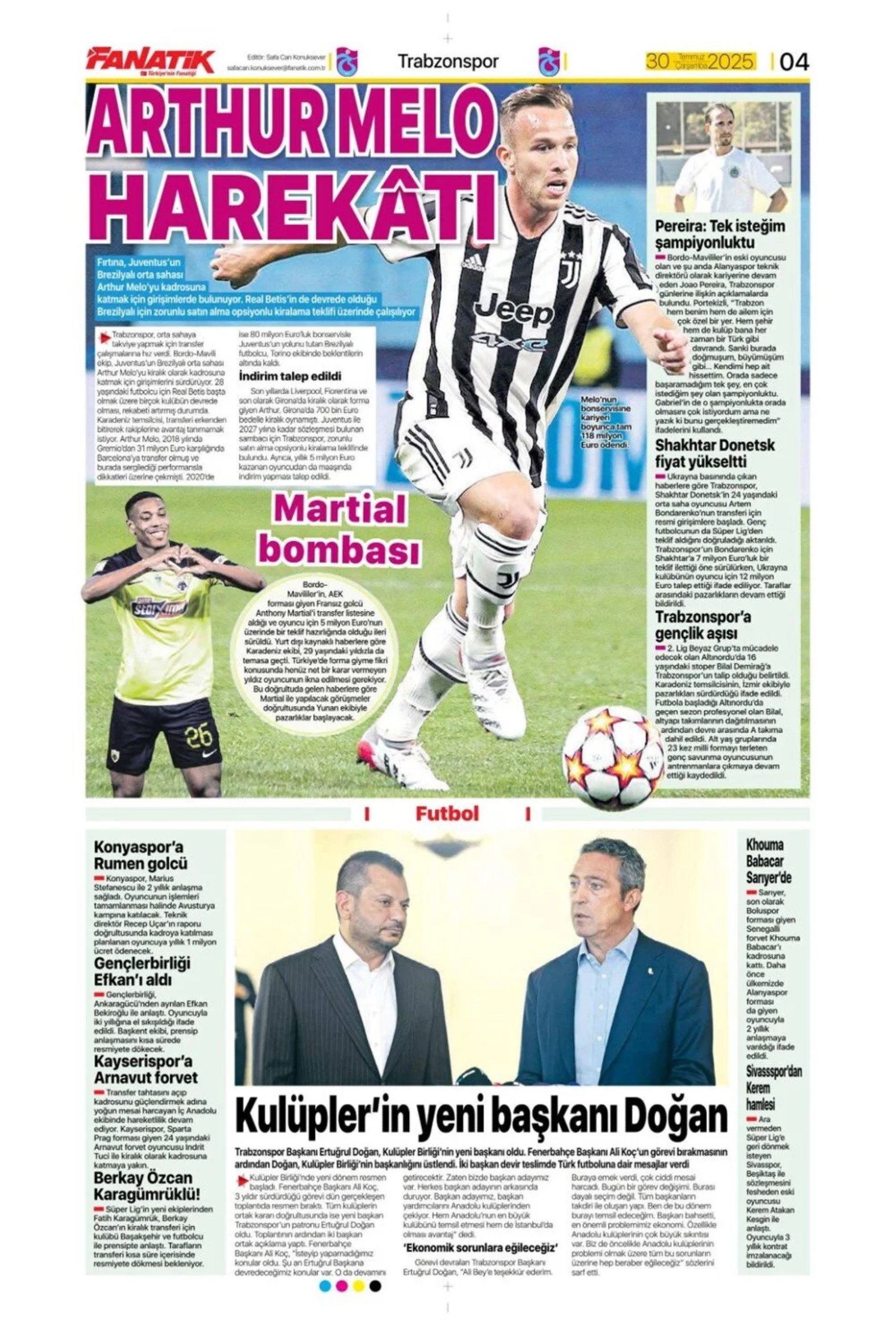 Sporda günün manşetleri... Galatasaray'da kaleci mesaisi: Ya Sergen ya Mancini
