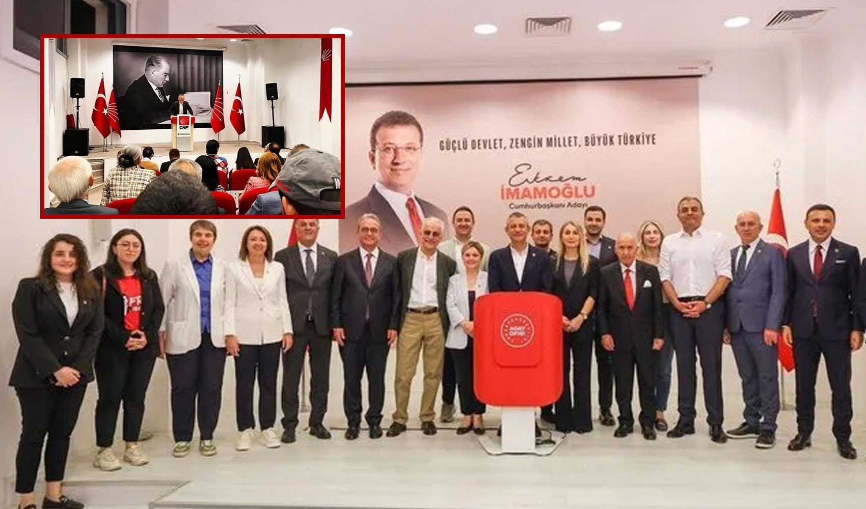 Aday ofisinden kaldırılmıştı: İmamoğlu'ndan Atatürk posteri açıklaması
