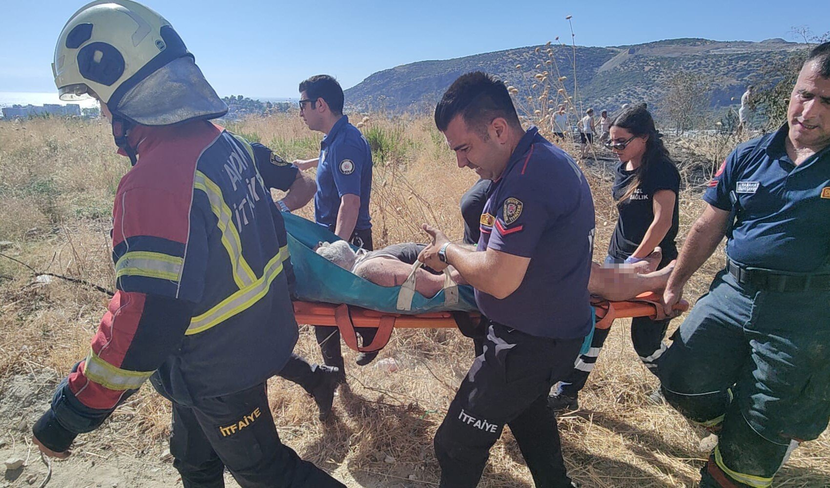 Emekli öğretmen patlıcan közlerken uçurumdan yuvarlandı