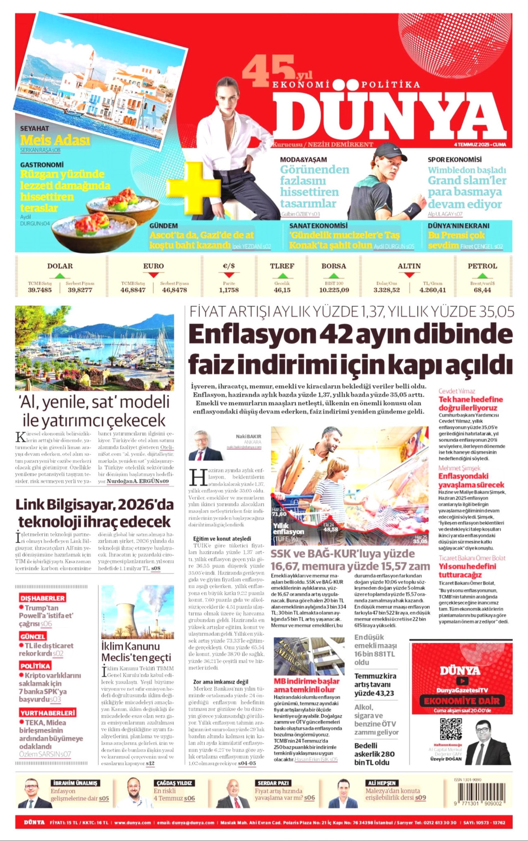 4 Temmuz 2025 gazete manşetleri: Türkiye orman yangınlarıyla sarsıldı! Önce can sonra Azerbaycan