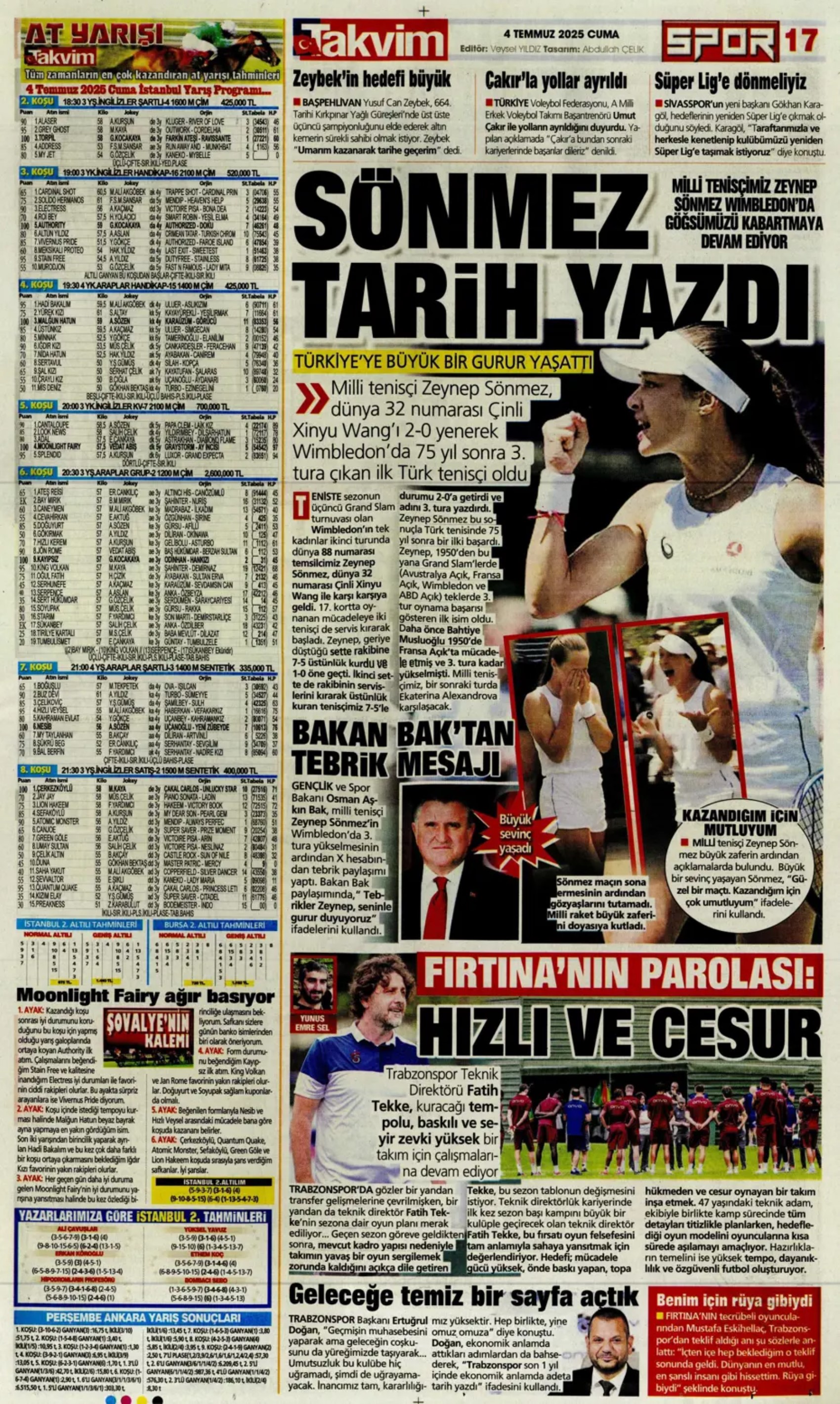 Sporda günün manşetleri... Fenerbahçe'de gündem Douglas Luiz, Galatasaray çizme'den haber bekliyor