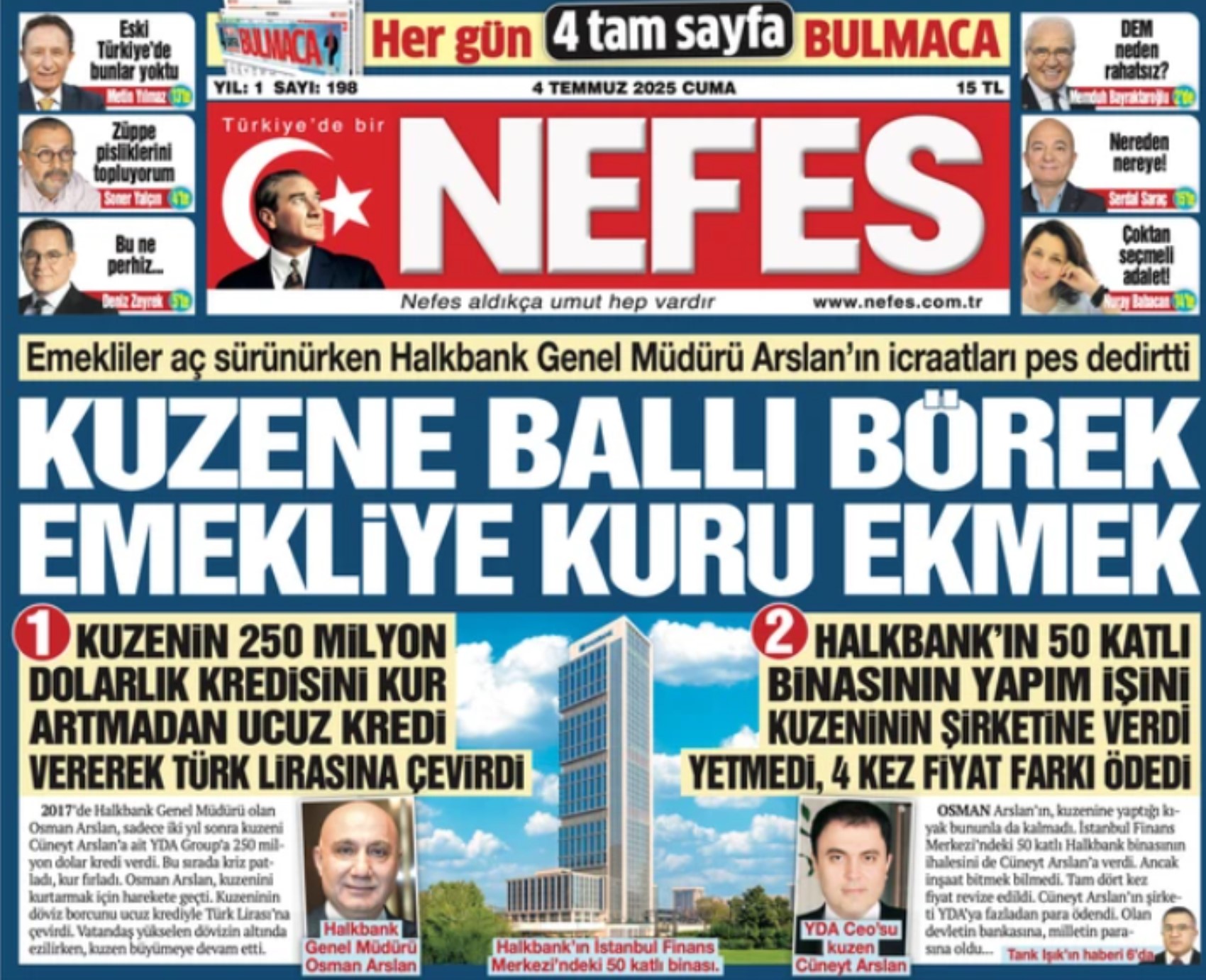 Halkbank Genel Müdüründen tepki çeken icraat: Kuzenlere milyon dolarlık kredi ve ihale
