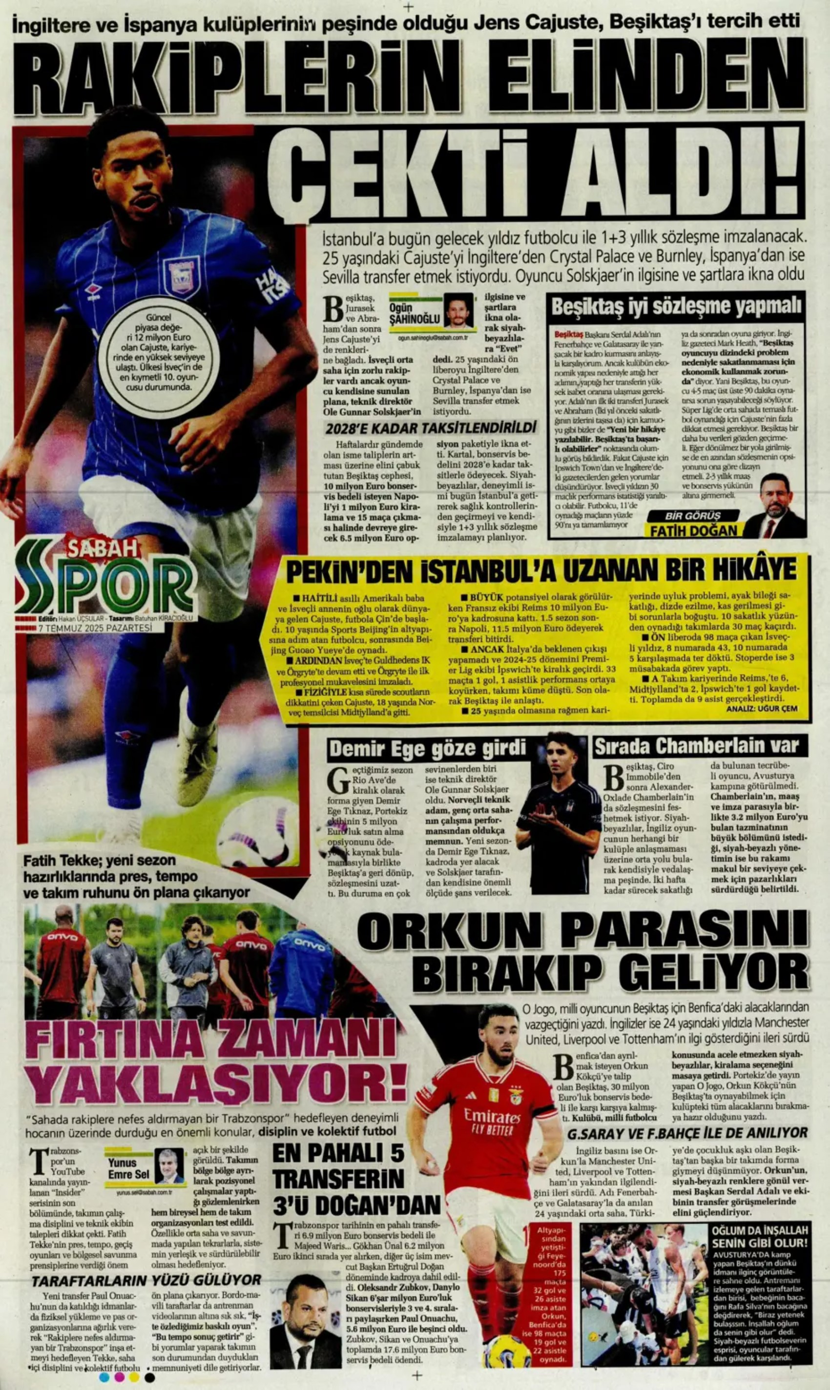 Sporda günün manşetleri: Victor Osimhen kararını verdi! Galatasaray'da kalacak mı?