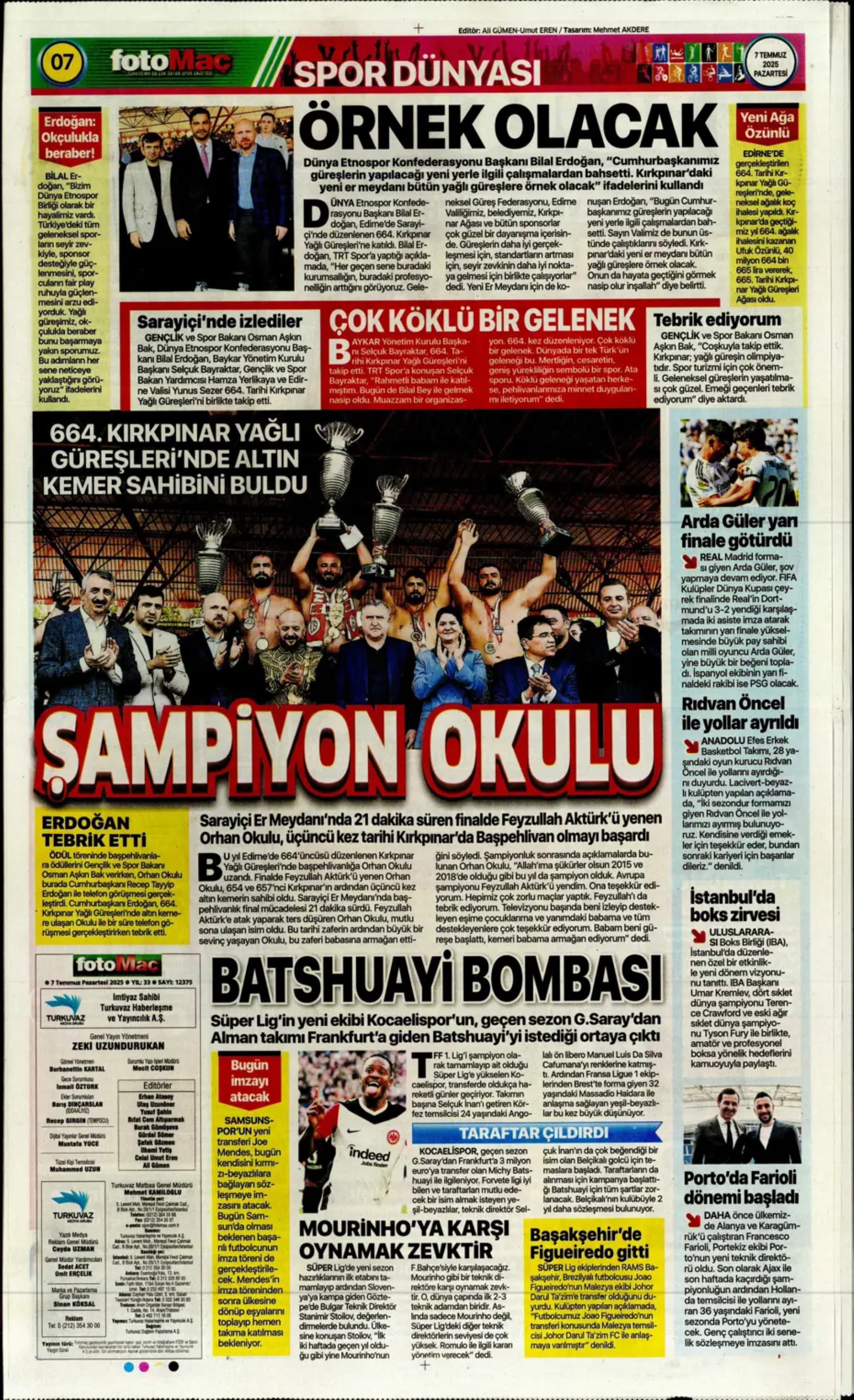 Sporda günün manşetleri: Victor Osimhen kararını verdi! Galatasaray'da kalacak mı?