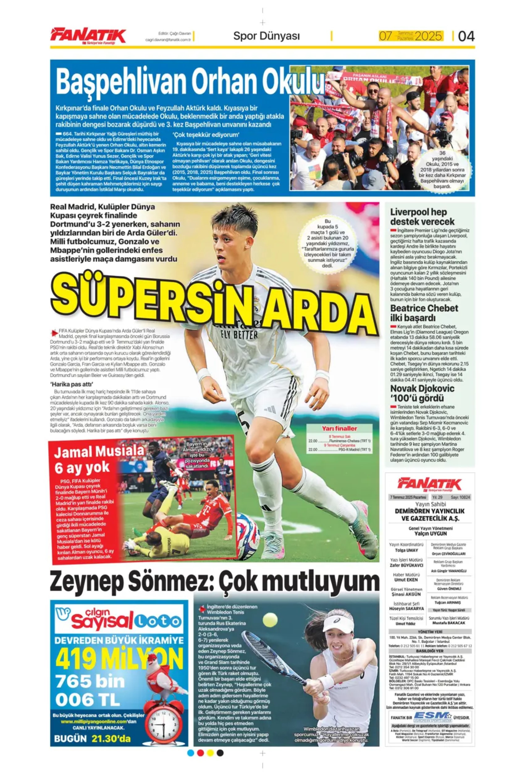 Sporda günün manşetleri: Victor Osimhen kararını verdi! Galatasaray'da kalacak mı?