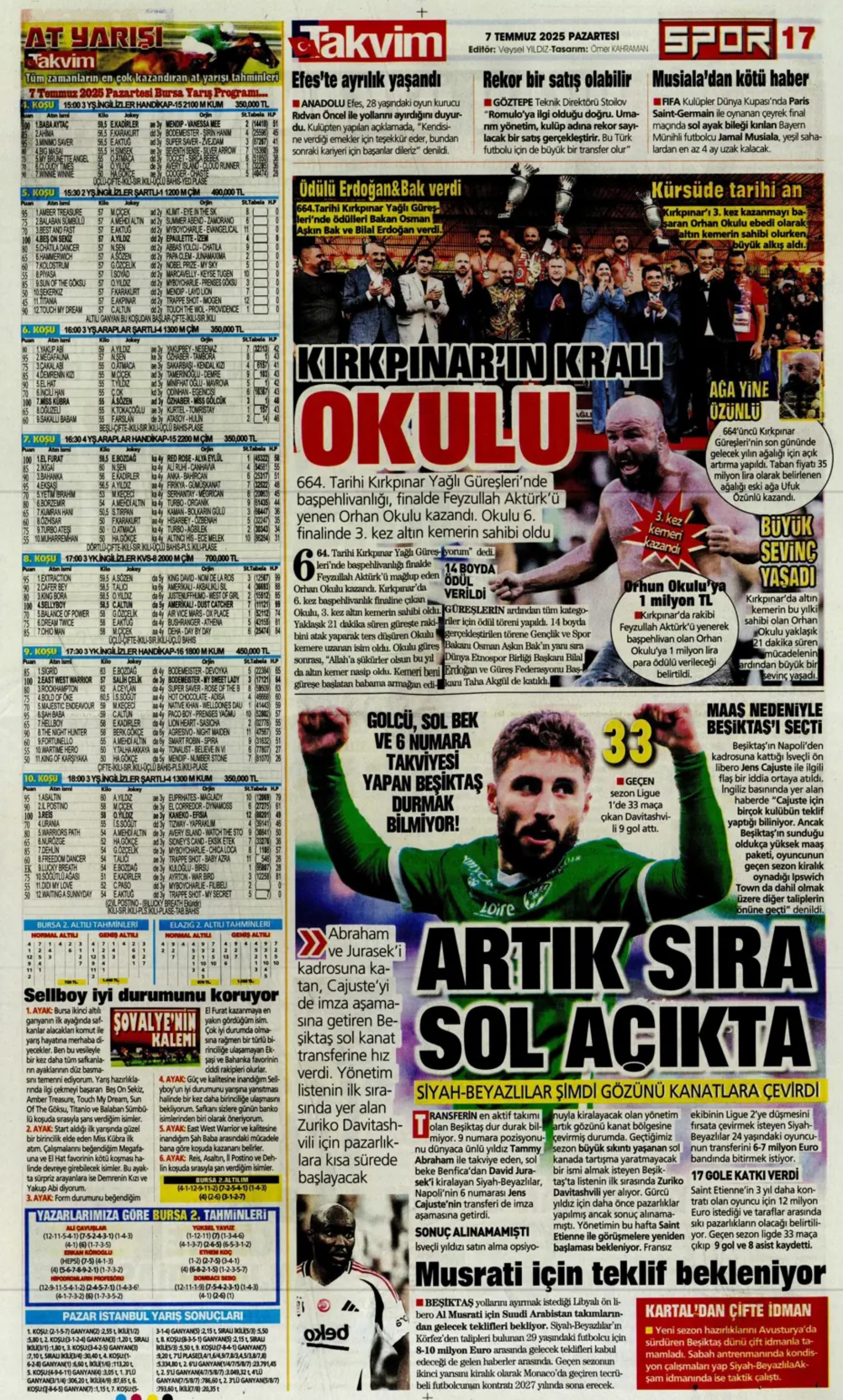 Sporda günün manşetleri: Victor Osimhen kararını verdi! Galatasaray'da kalacak mı?
