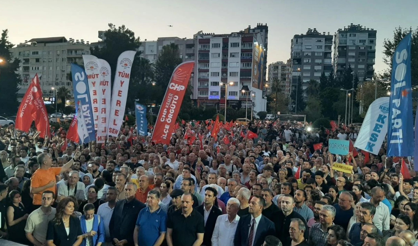 CHP’den Antalya’da ‘İrade’ mitingi