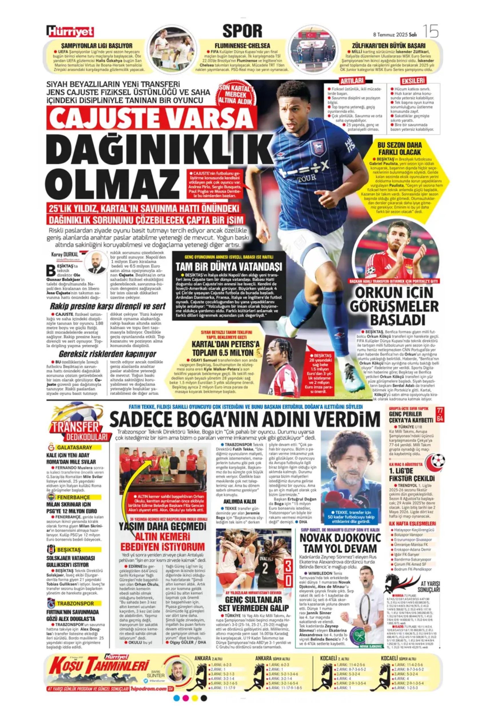 Sporda günün manşetleri... Osimhen koptu geliyor, Çalhanoğlu transferinde sıcak saatler: Beşiktaş'tan Lizbon çıkarması