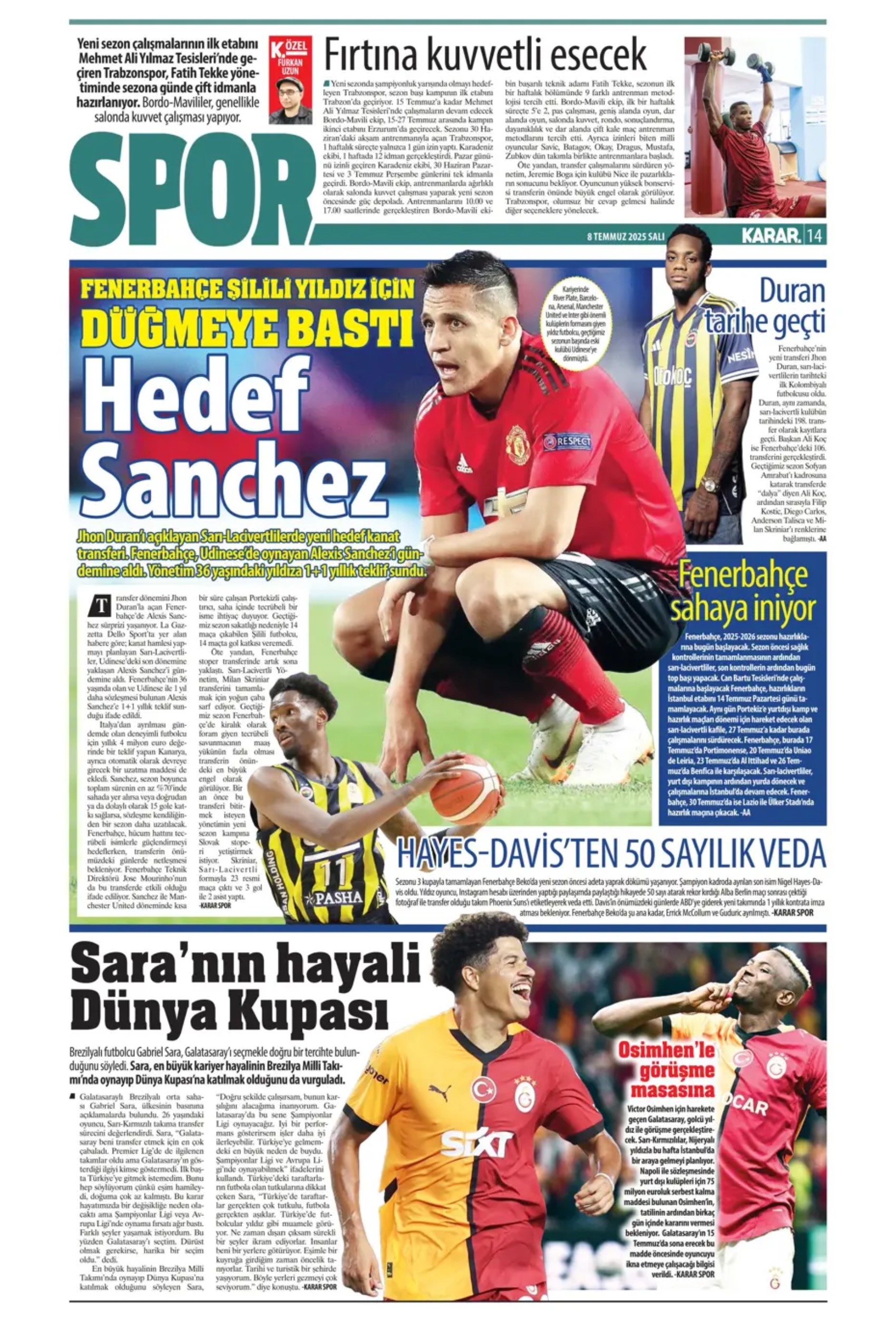 Sporda günün manşetleri... Osimhen koptu geliyor, Çalhanoğlu transferinde sıcak saatler: Beşiktaş'tan Lizbon çıkarması