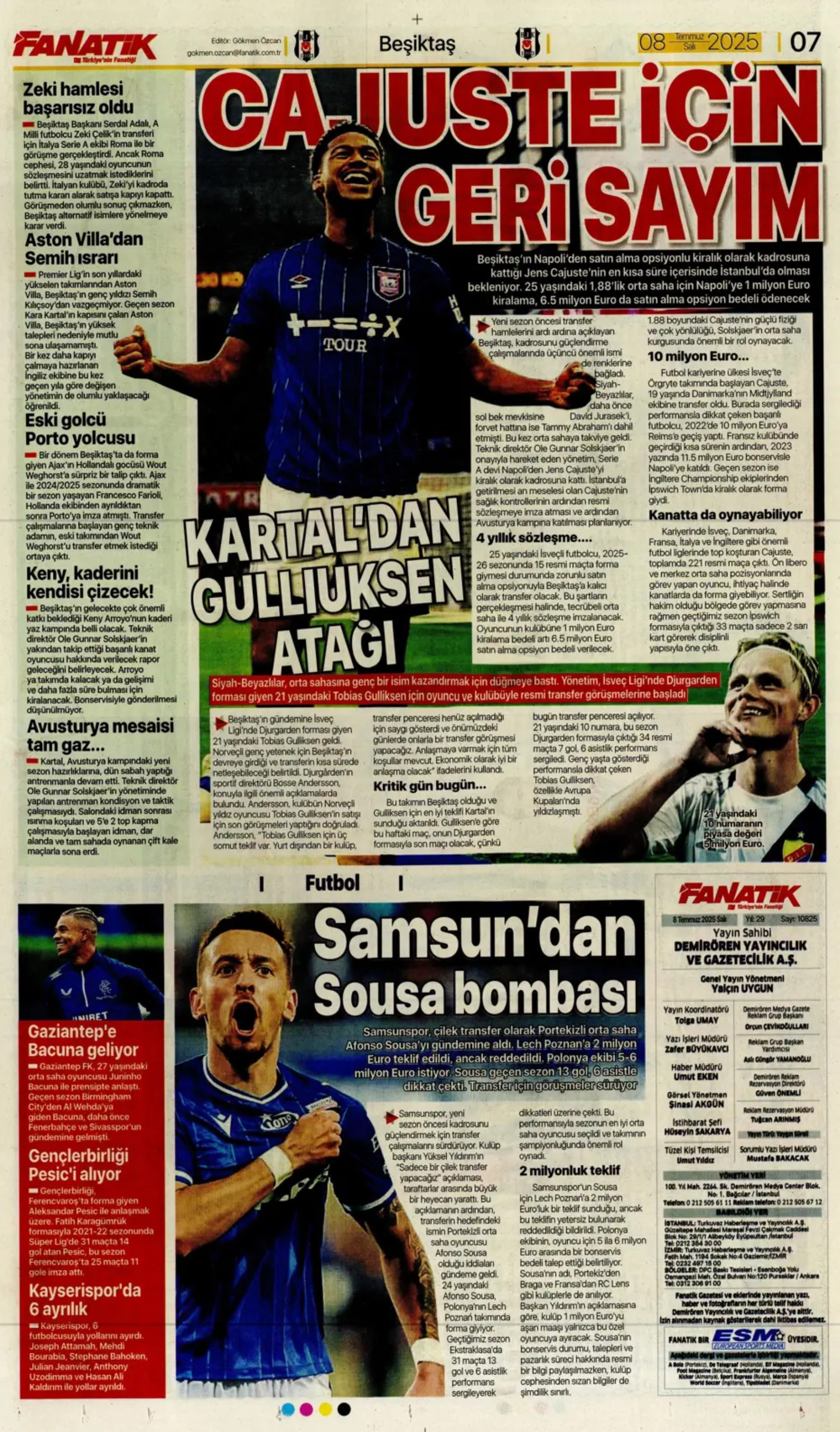 Sporda günün manşetleri... Osimhen koptu geliyor, Çalhanoğlu transferinde sıcak saatler: Beşiktaş'tan Lizbon çıkarması