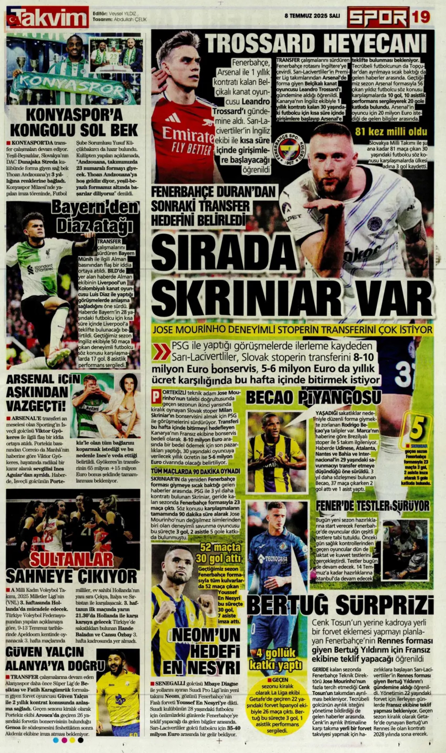 Sporda günün manşetleri... Osimhen koptu geliyor, Çalhanoğlu transferinde sıcak saatler: Beşiktaş'tan Lizbon çıkarması