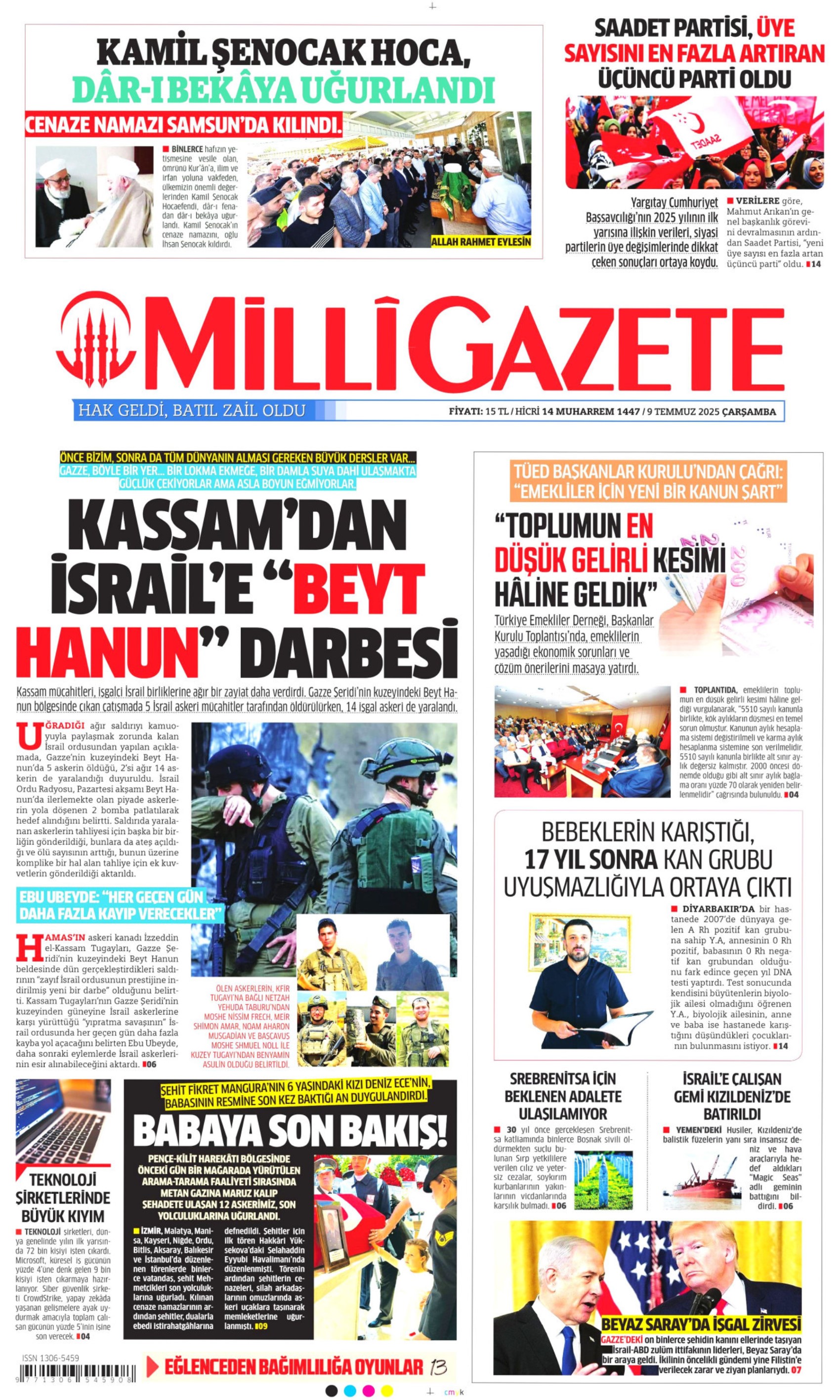 Canlı yayın talebine destek vermişti: Gazeteler Bahçeli ve Özel'in karşılıklı açıklamalarını nasıl gördü? (9 Temmuz 2025 gazete manşetleri)