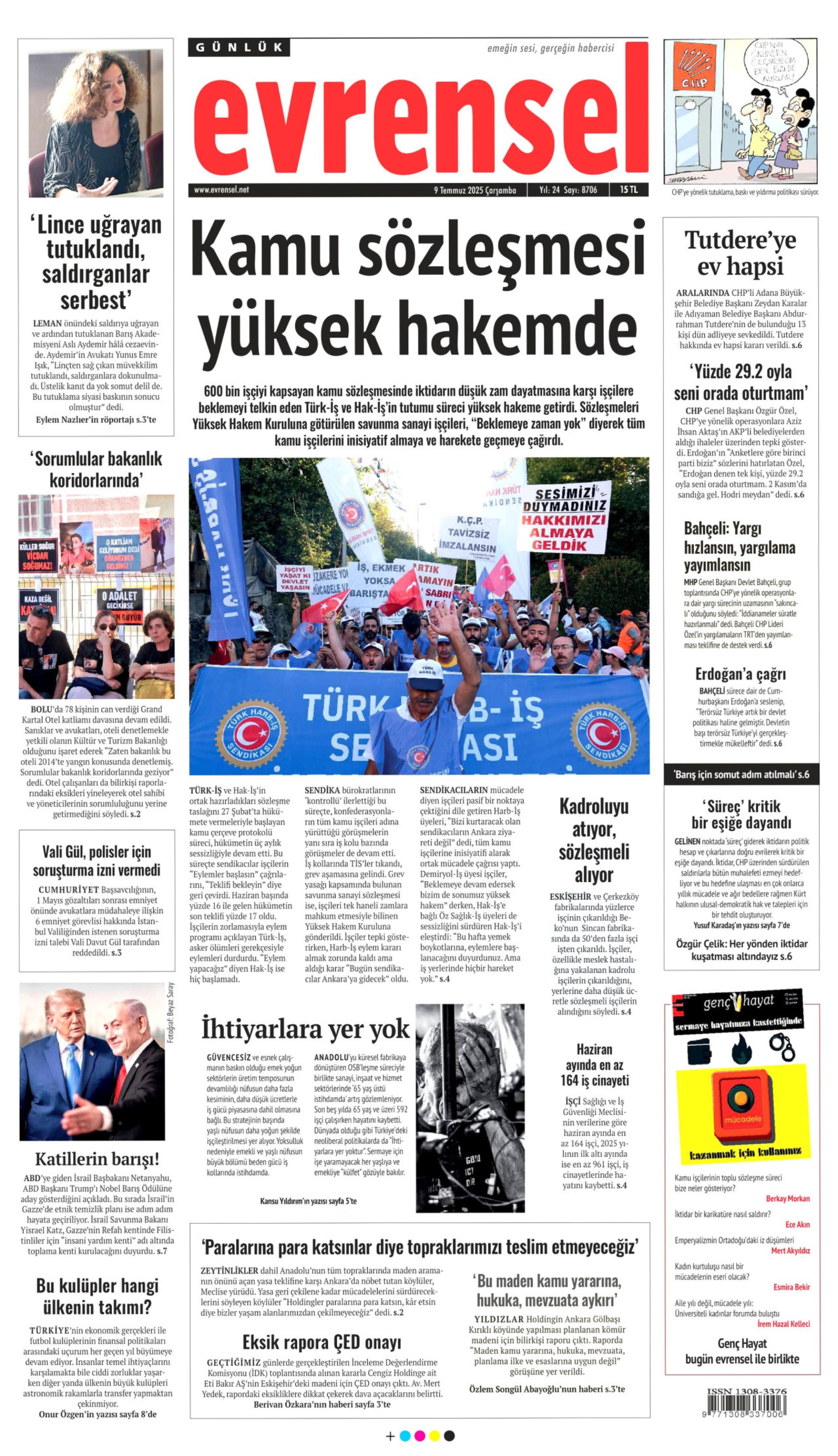 Canlı yayın talebine destek vermişti: Gazeteler Bahçeli ve Özel'in karşılıklı açıklamalarını nasıl gördü? (9 Temmuz 2025 gazete manşetleri)