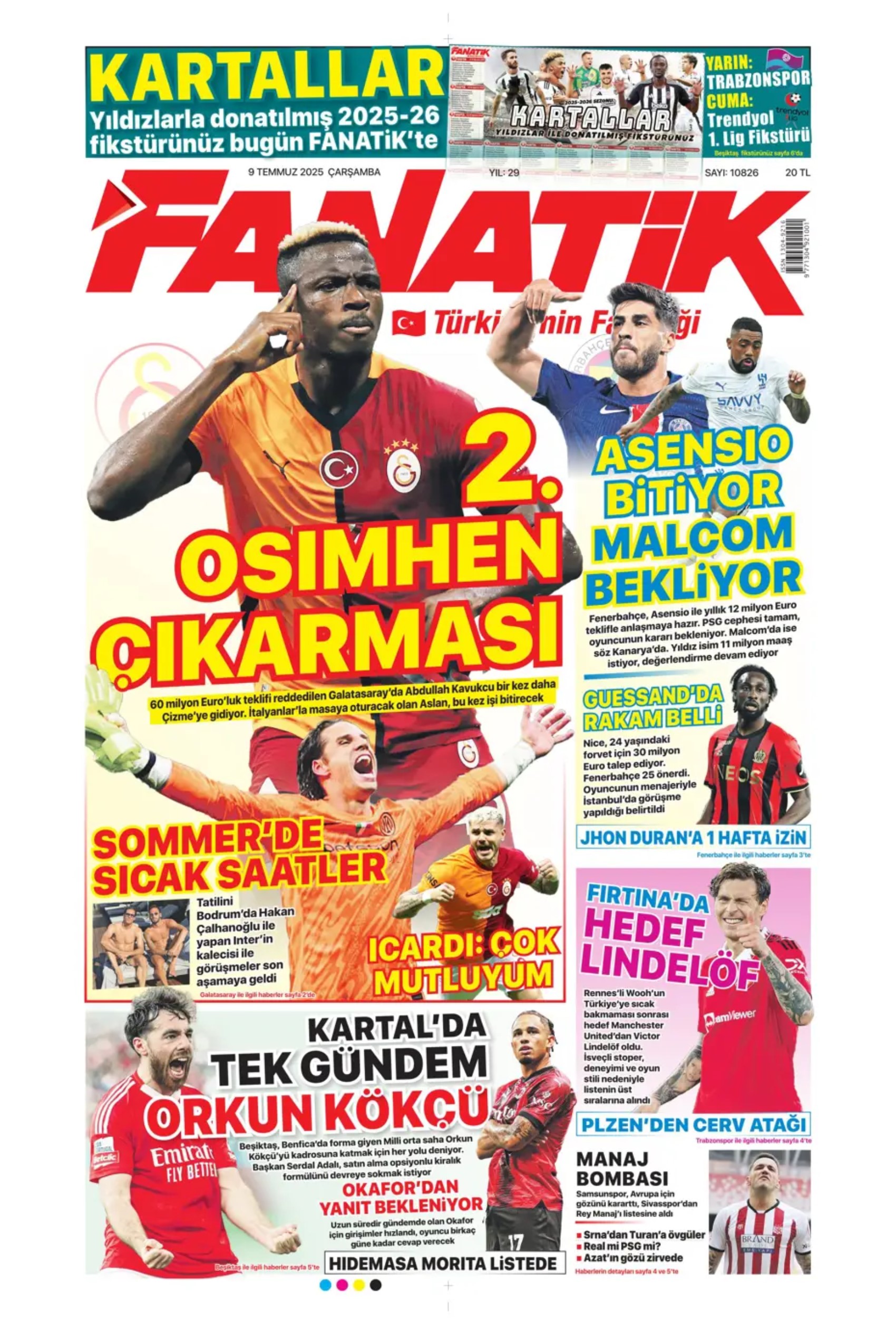 Sporda günün manşetleri: Fenerbahçe'den ezeli rakibine transfer çalımı!