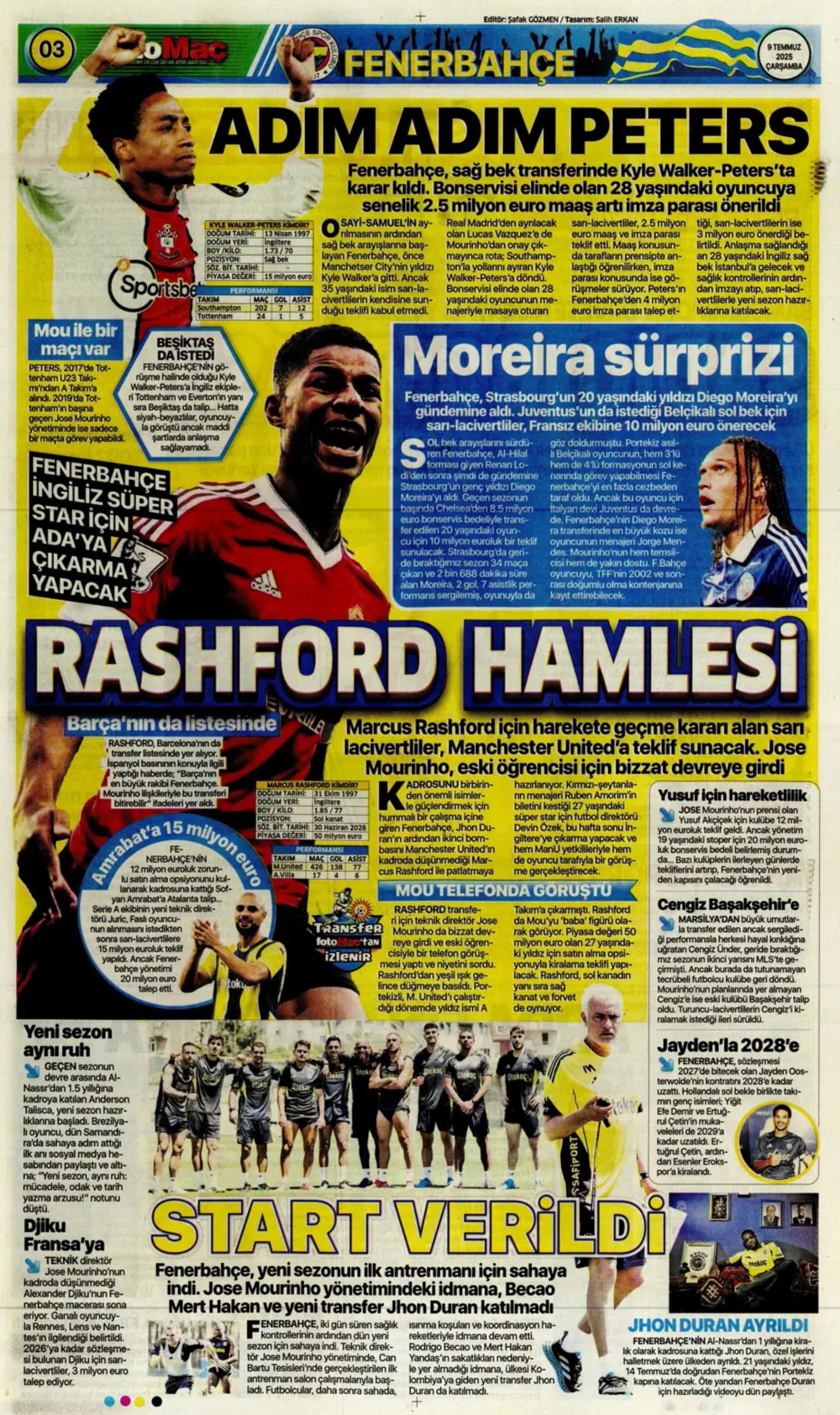Sporda günün manşetleri: Fenerbahçe'den ezeli rakibine transfer çalımı!