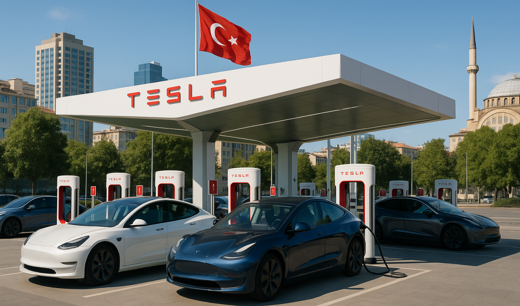 Tesla, 2025 yılında Türkiye'de şarj istasyonu ağını iki katına çıkaracak Tesla, 2025 yılında Türkiye'de şarj istasyonu ağını iki katına çıkaracak