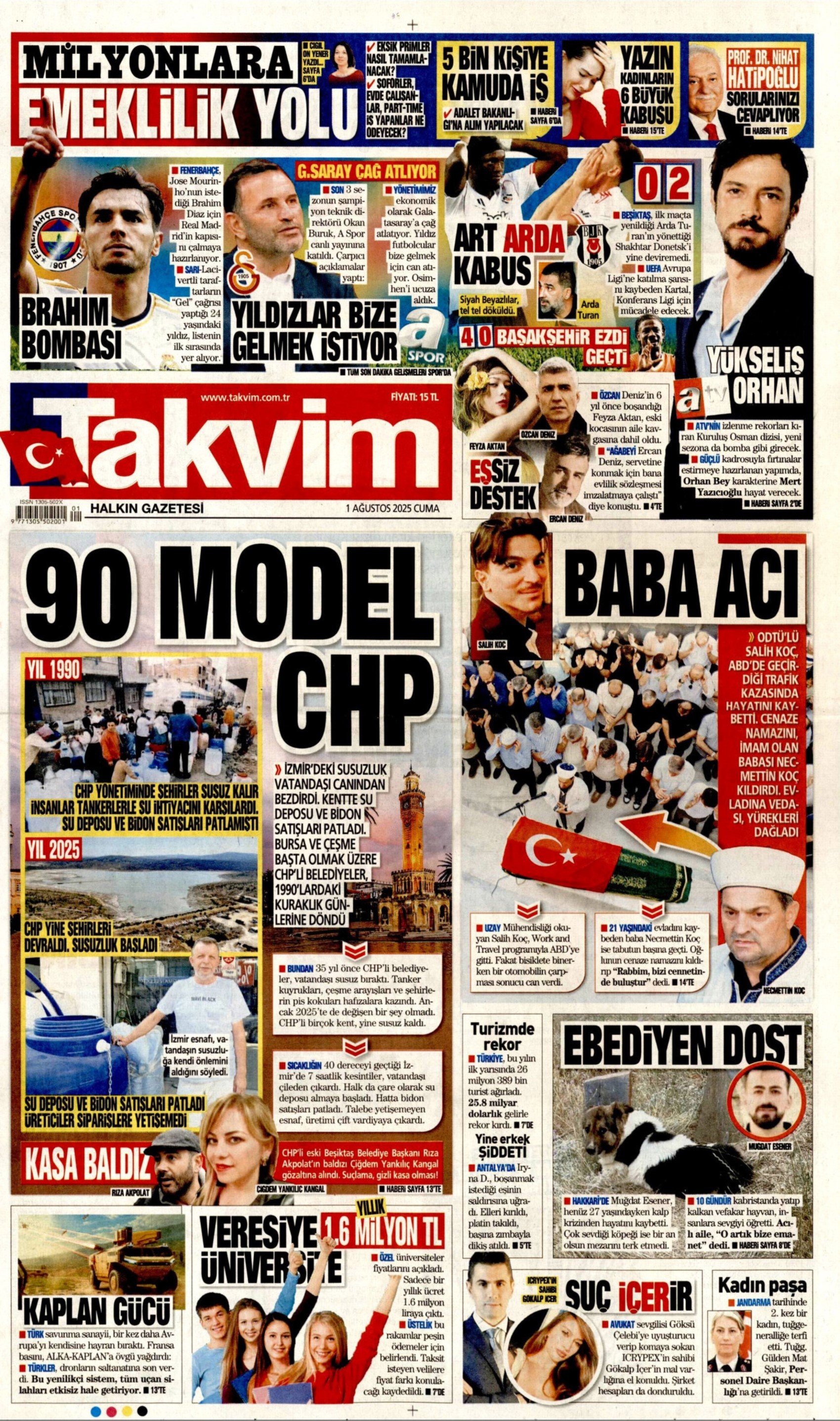 Günün gazete manşetleri... 'Ne işimiz var İmralı'da'