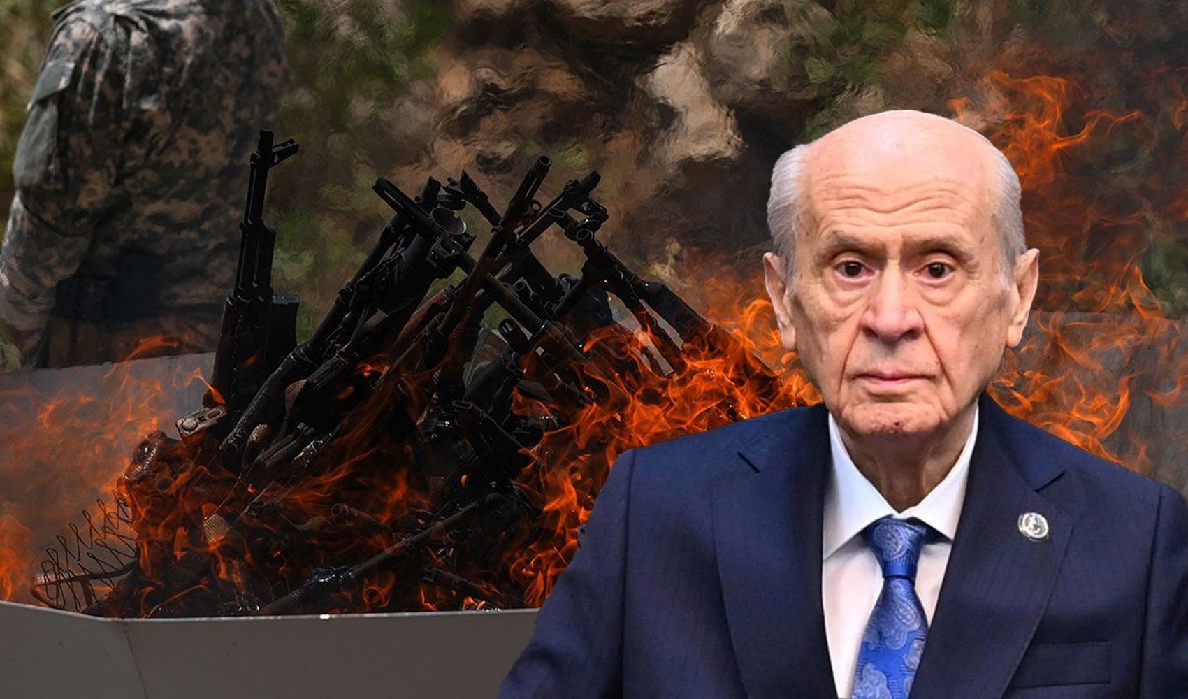 Açılım süreci için tarih verdi: Bahçeli'den terör örgütü PKK'nın silah yakmasına dikkat çeken yorum