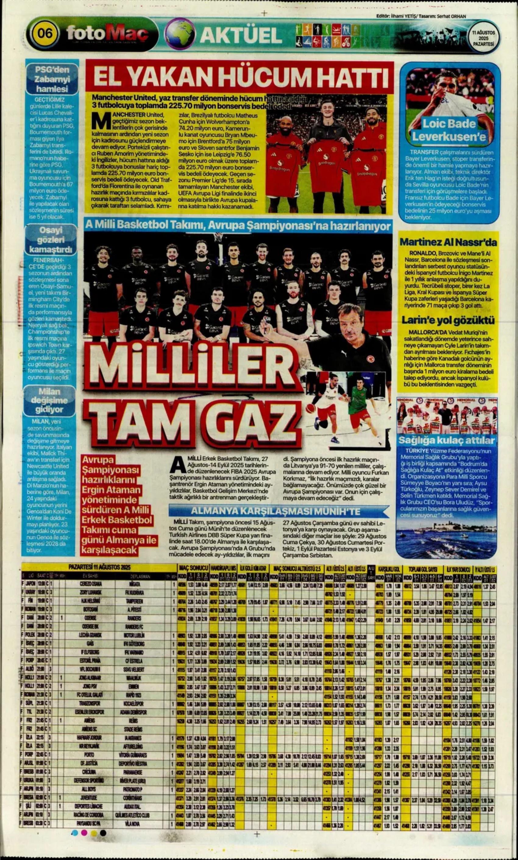 Sporda günün manşetleri... Kerem'in imza atacağı tarih netleşti: Galatasaray'a Boey piyangosu